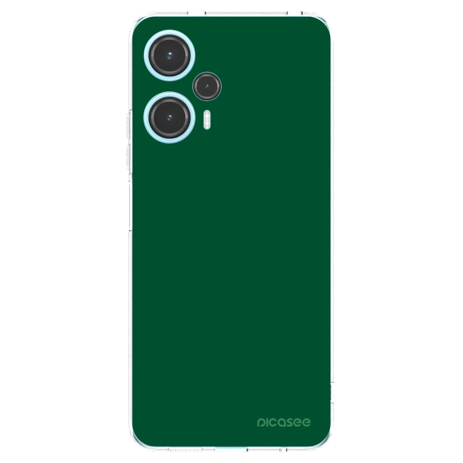 Picasee Xiaomi Poco F5 Hülle - Transparentes Silikon - Green Gleam