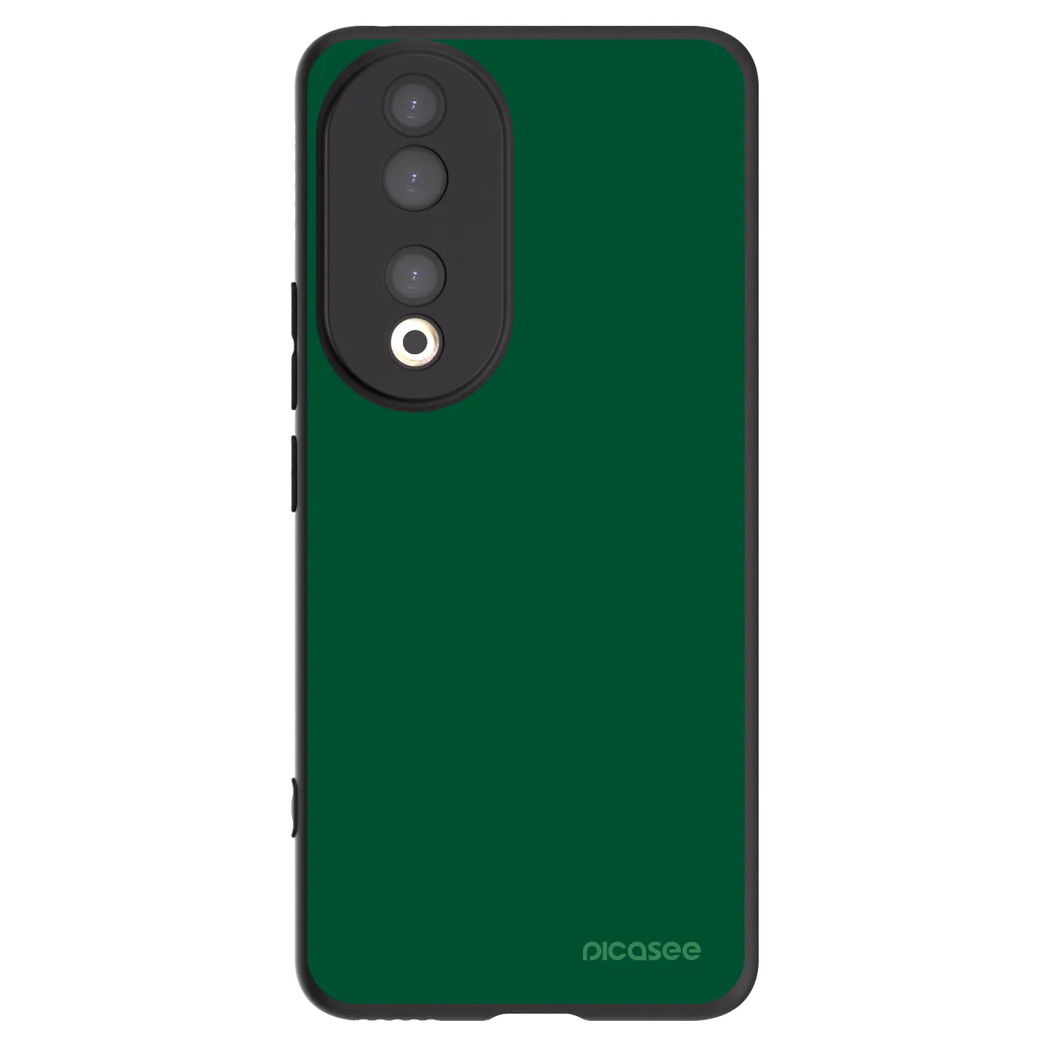 Picasee Honor 90 5G Hülle - Schwarzes Silikon - Green Gleam