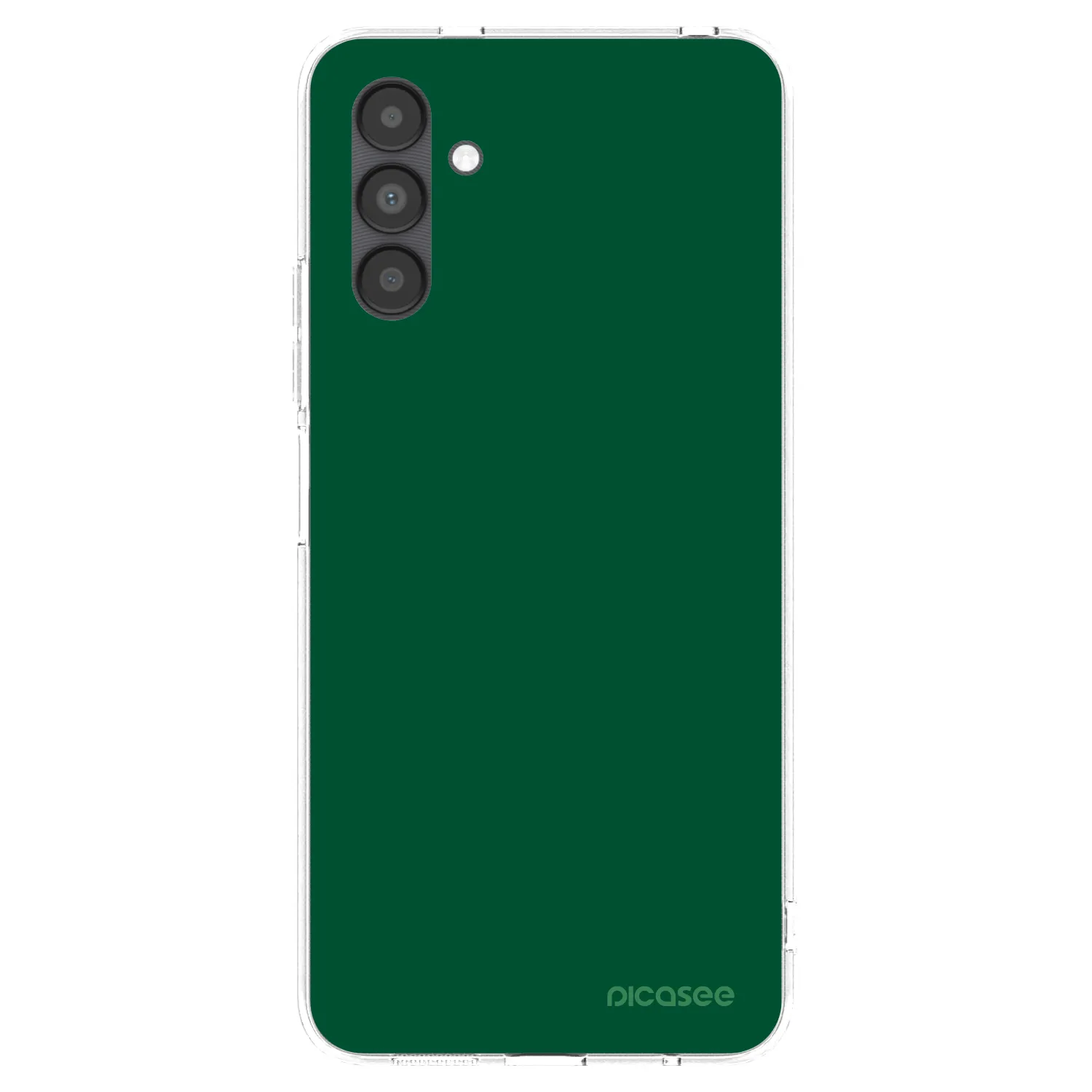Picasee Samsung Galaxy A04s A047F Hülle - Transparentes Silikon - Green Gleam