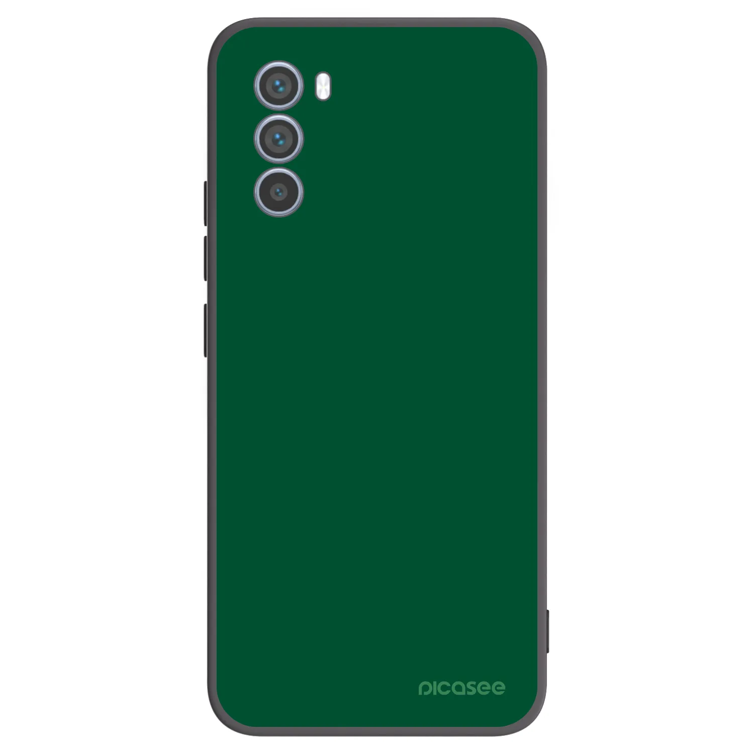 Picasee Motorola Moto G62 Hülle - Schwarzes Silikon - Green Gleam