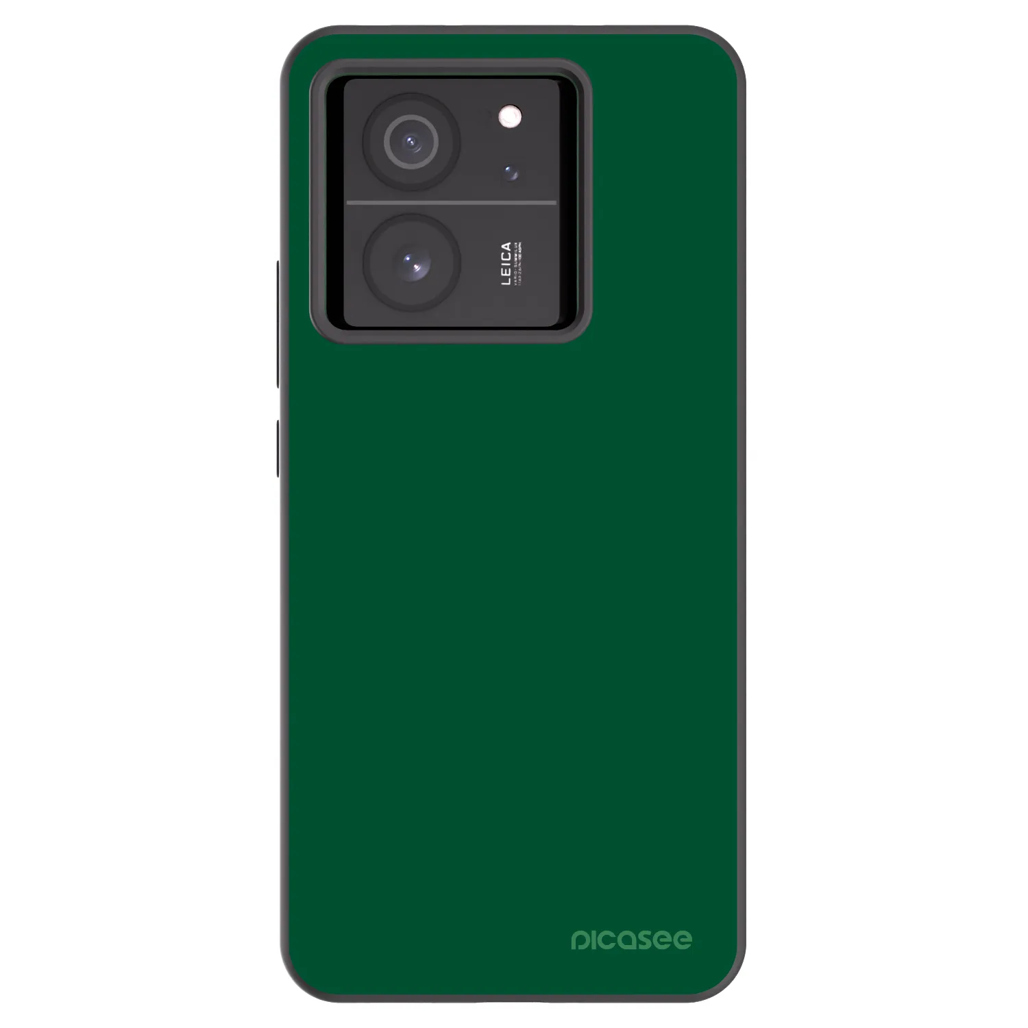 Picasee Xiaomi 13T Hülle - Schwarzes Silikon - Green Gleam