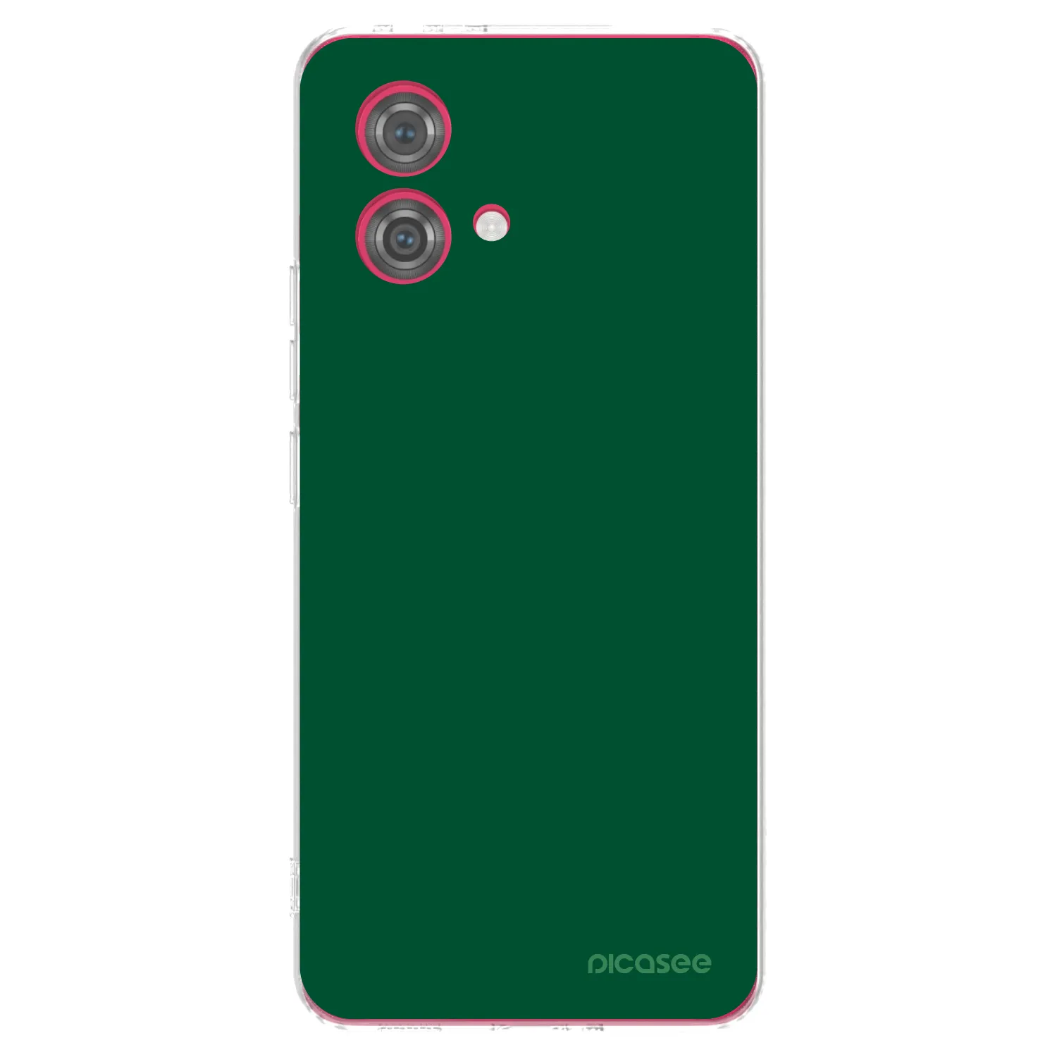 Picasee Motorola Moto G84 5G Hülle - Transparentes Silikon - Green Gleam