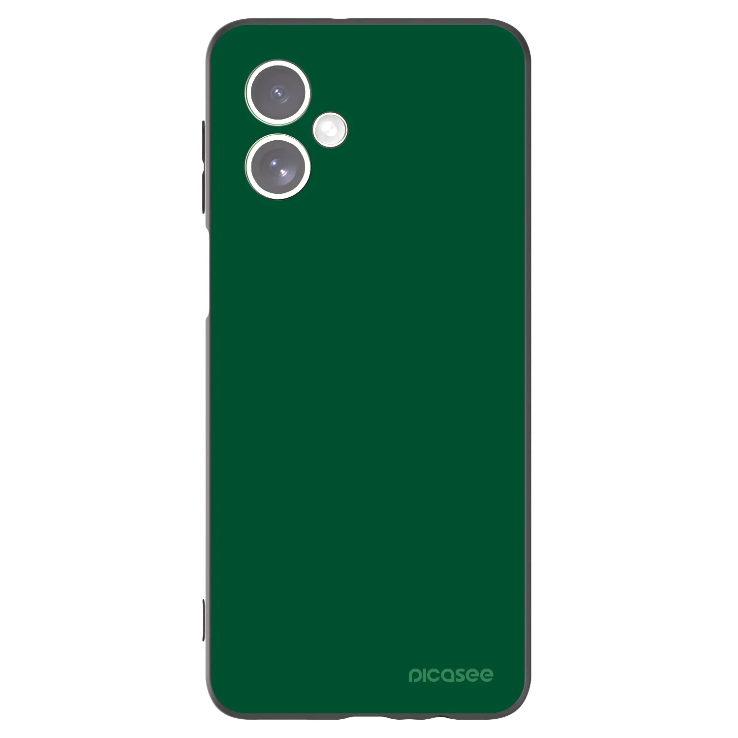 Picasee Motorola Moto G54 5G Hülle - Schwarzes Silikon - Green Gleam