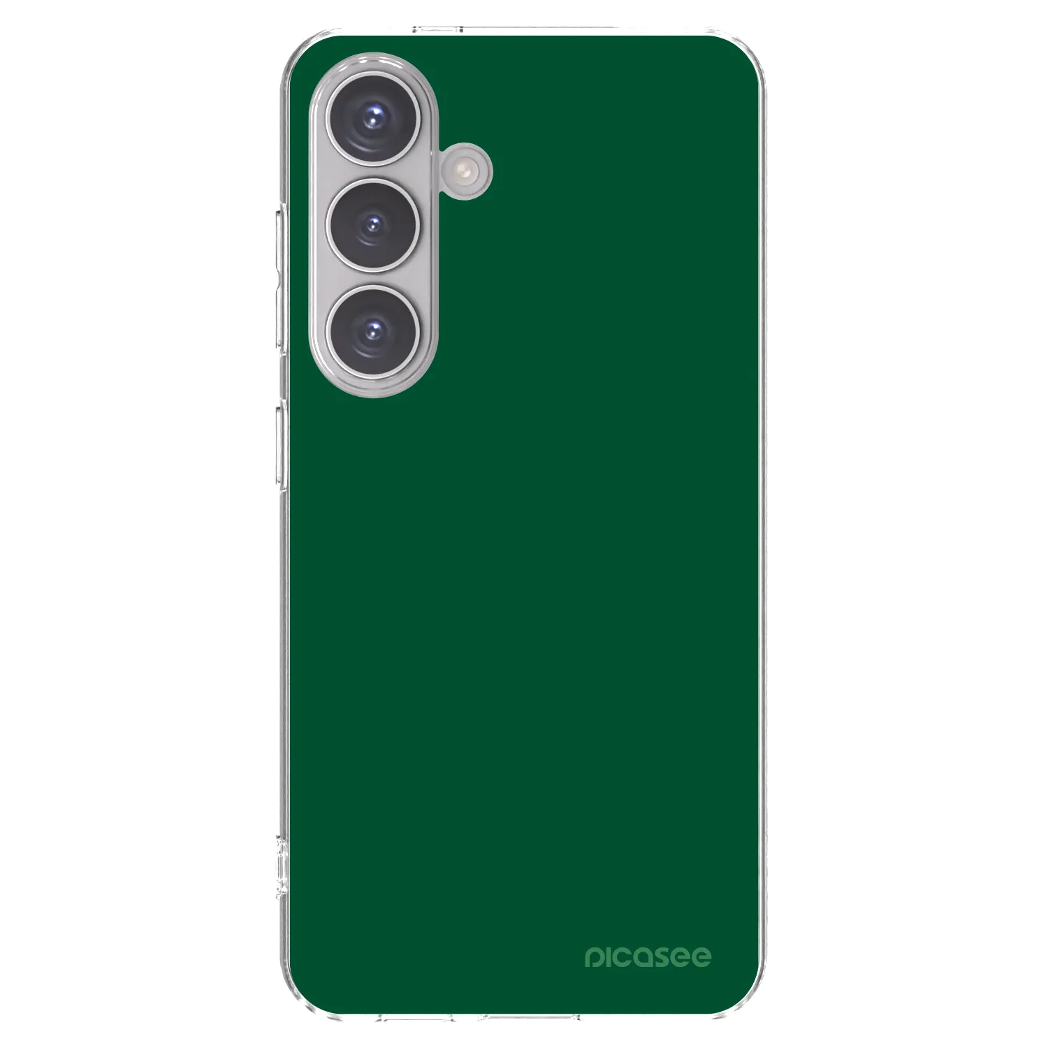 Picasee Samsung Galaxy S24 S921B 5G Hülle - Transparentes Silikon - Green Gleam