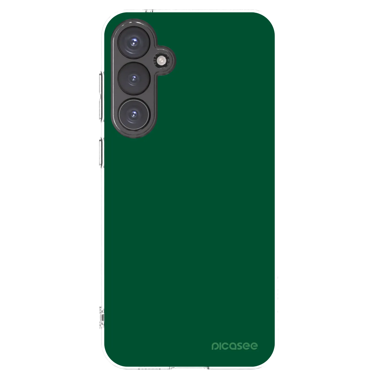 Picasee Samsung Galaxy S23 FE S711B Hülle - Transparentes Silikon - Green Gleam