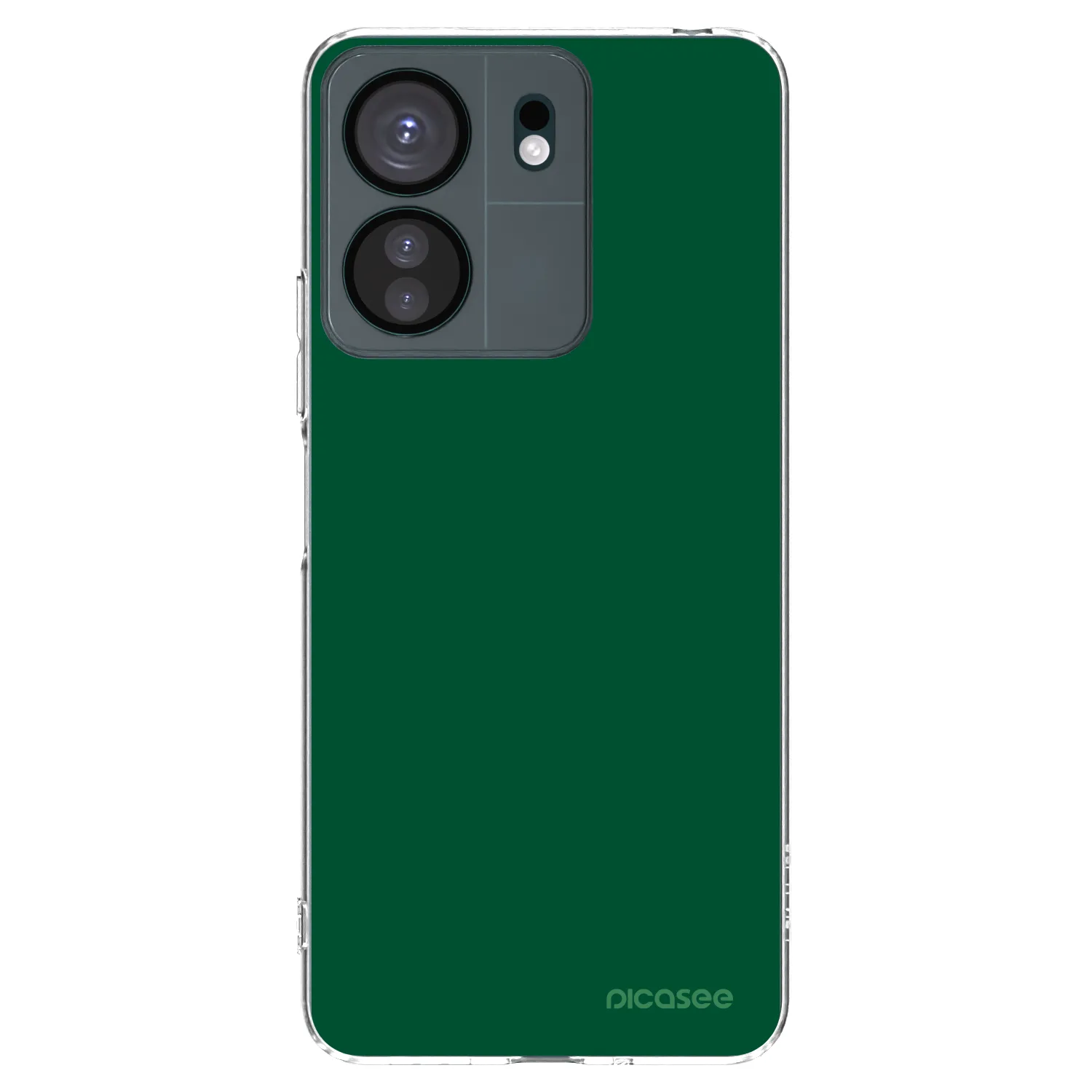 Picasee Xiaomi Redmi 13C 4G Hülle - Transparentes Silikon - Green Gleam