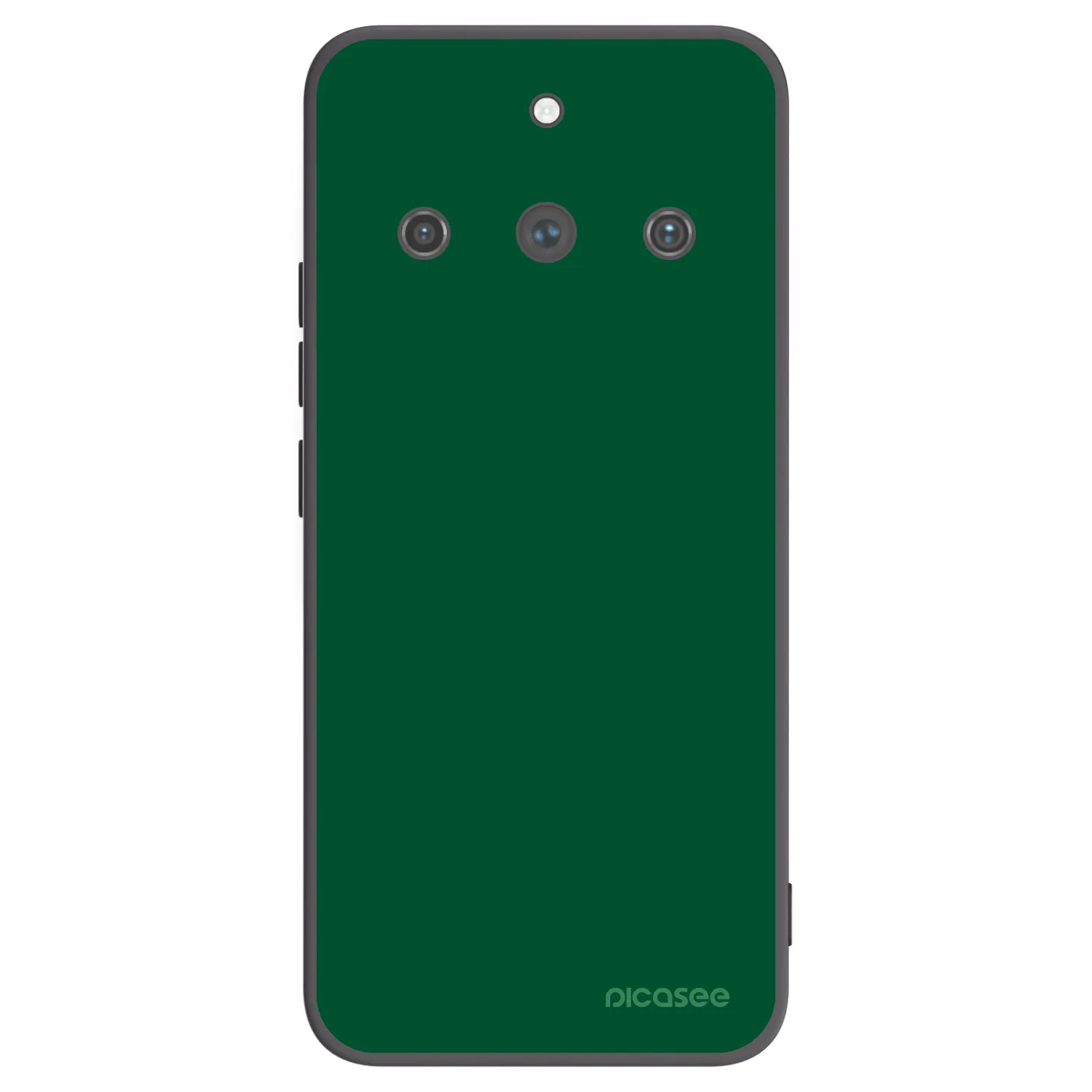 Picasee Realme 11 Pro+ Hülle - Schwarzes Silikon - Green Gleam