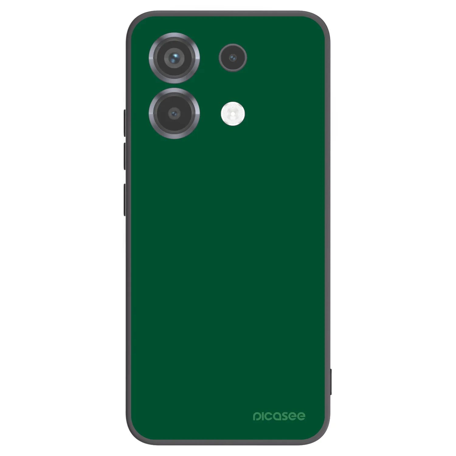 Picasee Xiaomi Poco X6 Hülle - Schwarzes Silikon - Green Gleam