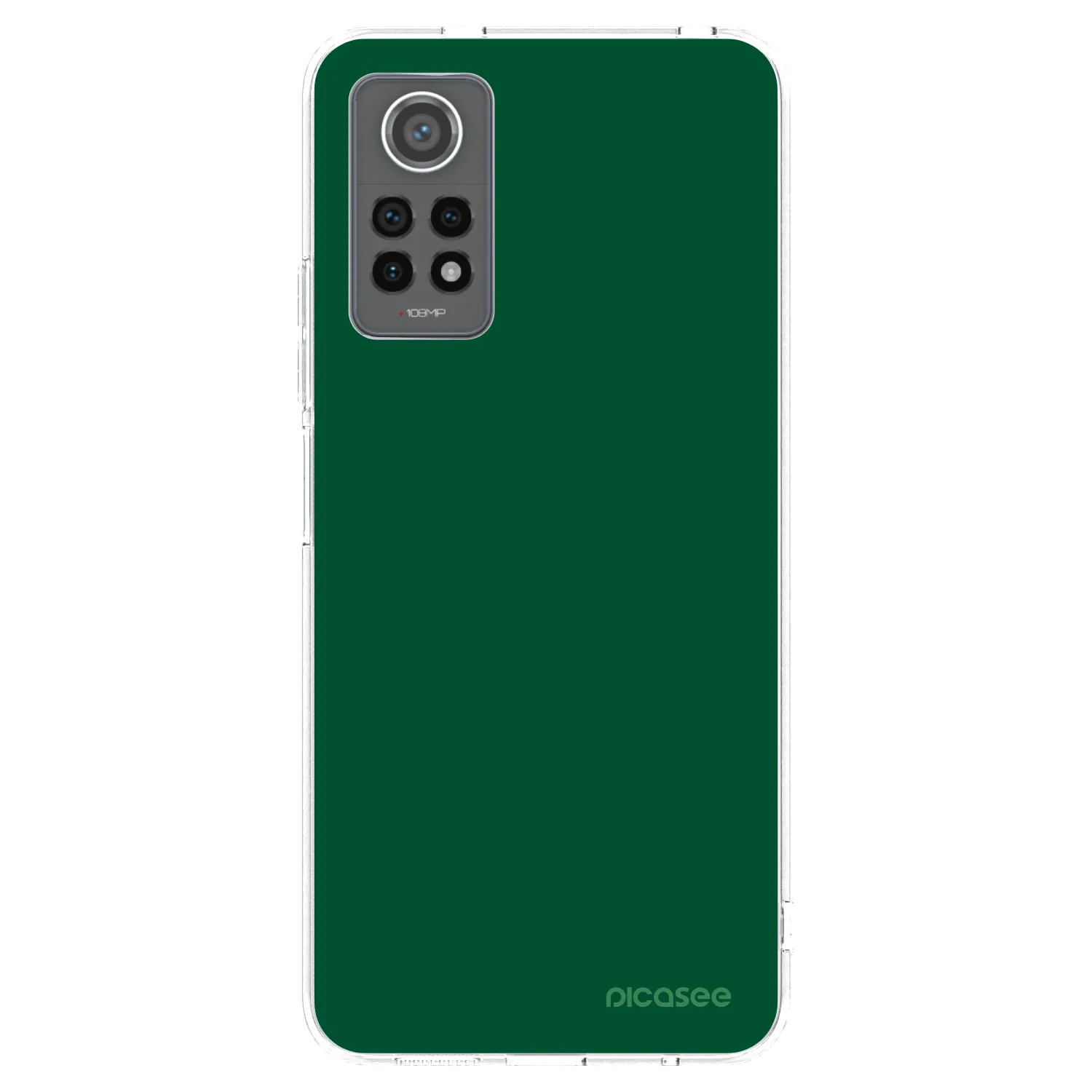 Picasee Xiaomi Redmi Note 12 Pro 4G Hülle - Transparentes Silikon - Green Gleam