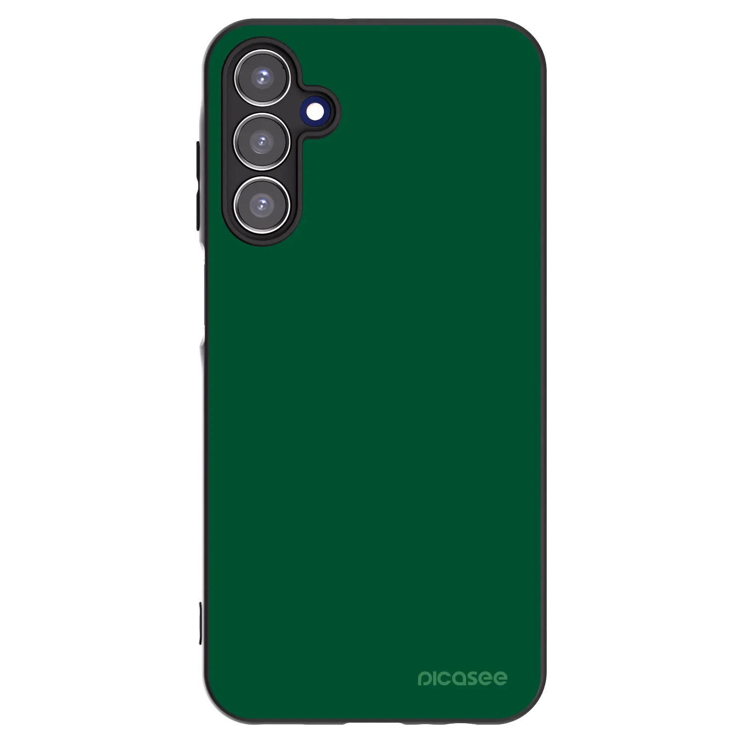 Picasee Samsung Galaxy A15 A156B 5G Hülle - Schwarzes Silikon - Green Gleam