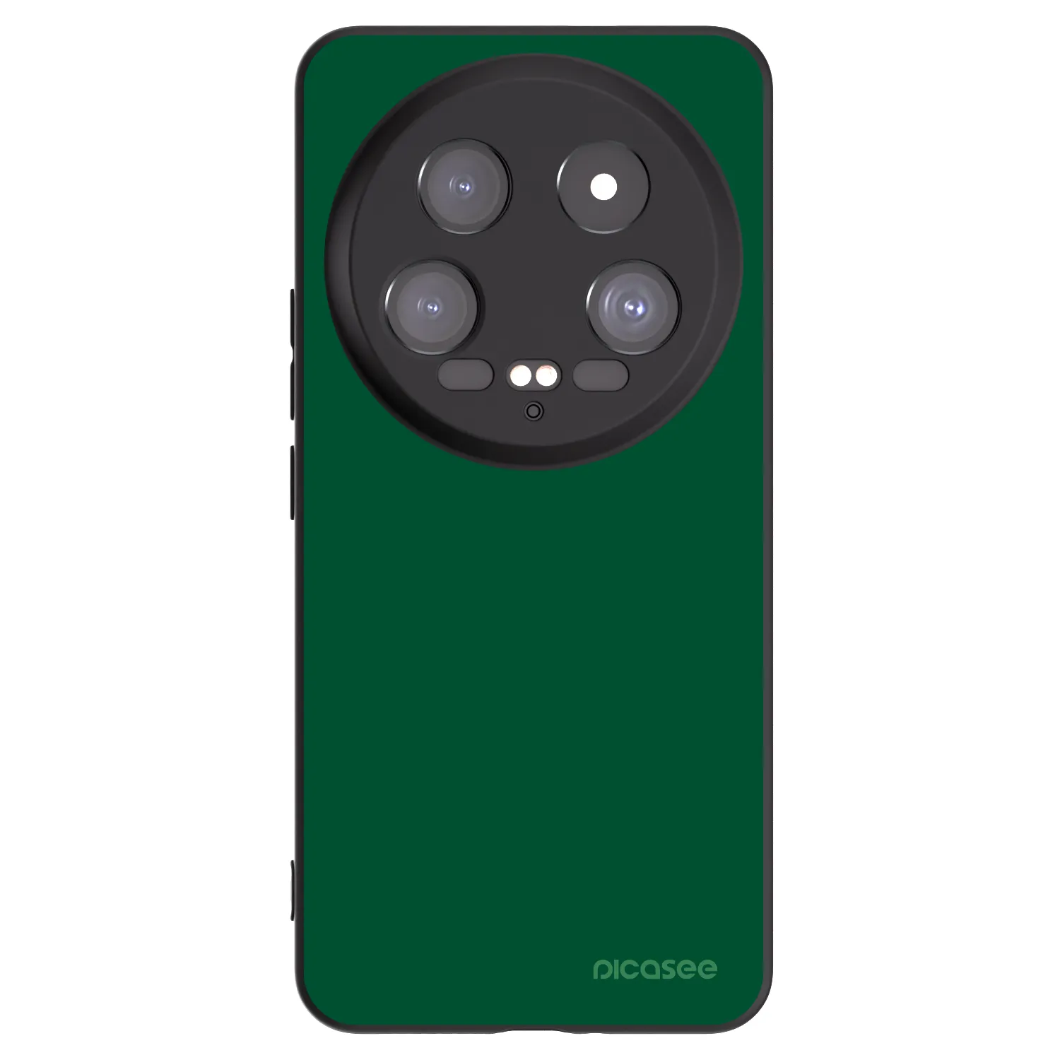 Picasee Xiaomi 14 Ultra Hülle - Schwarzes Silikon - Green Gleam