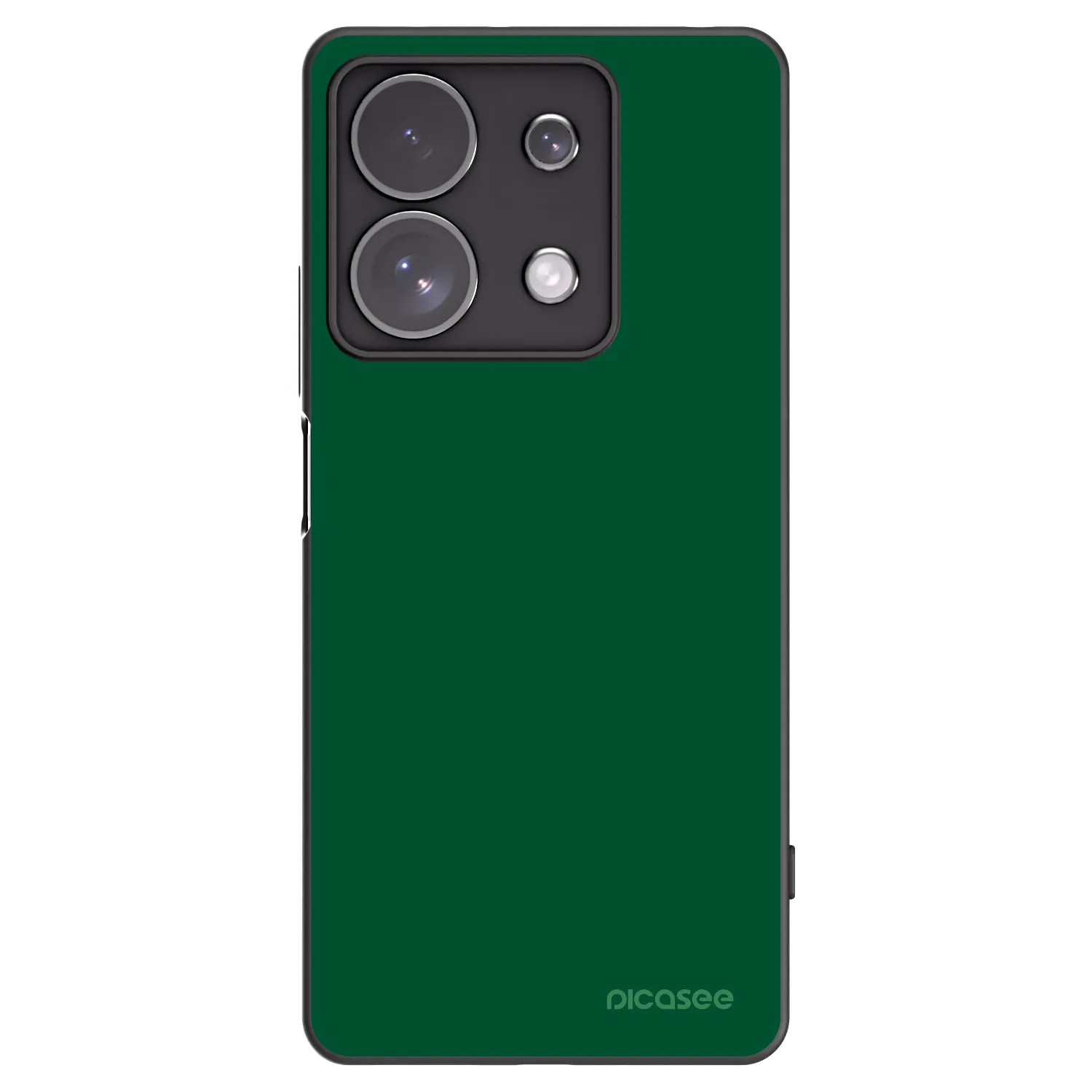 Picasee Xiaomi Redmi Note 13 Pro 4G Hülle - Schwarzes Silikon - Green Gleam