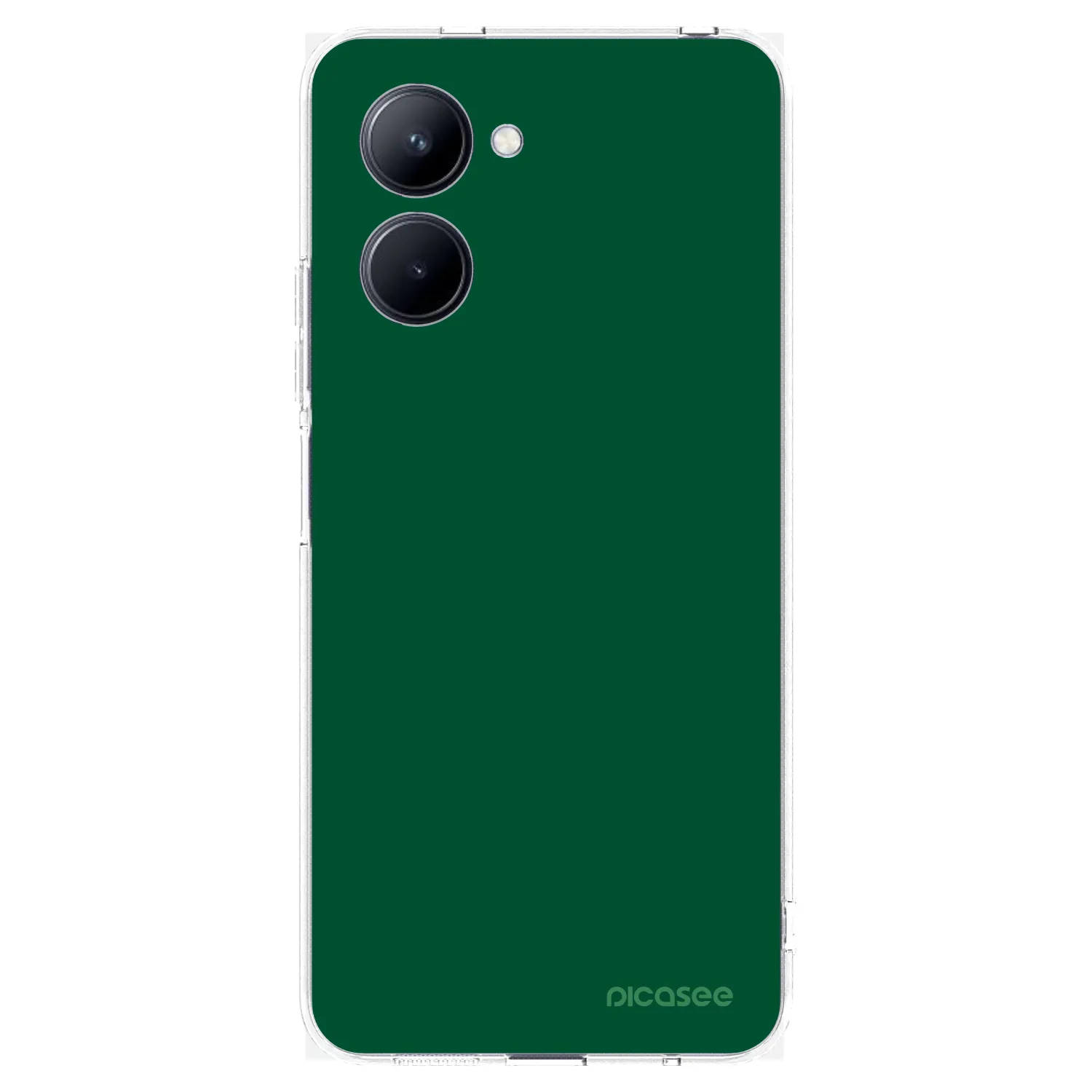 Picasee Realme C33 (2023) Hülle - Transparentes Silikon - Green Gleam