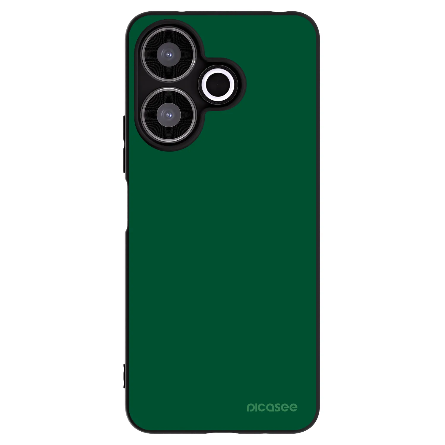 Picasee Xiaomi Redmi 13 4G Hülle - Schwarzes Silikon - Green Gleam