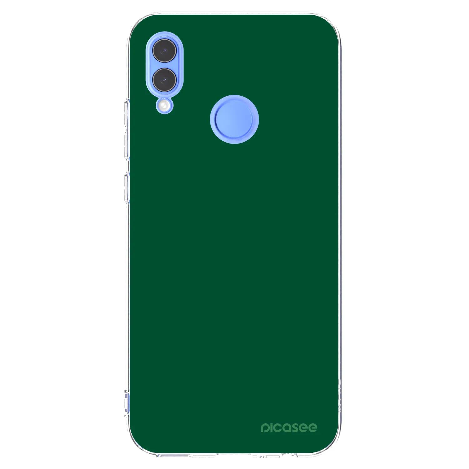 Picasee Huawei P Smart 2019 Hülle - Transparentes Silikon - Green Gleam