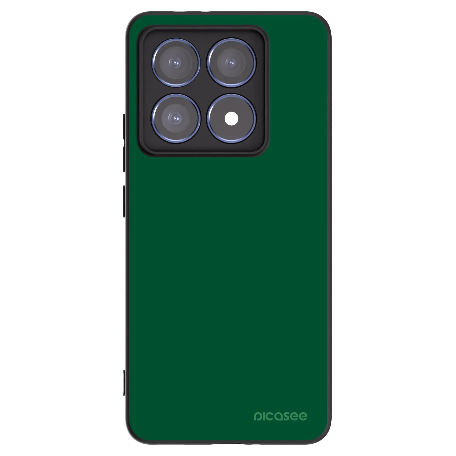Picasee Xiaomi 14T Pro Hülle - Schwarzes Silikon - Green Gleam