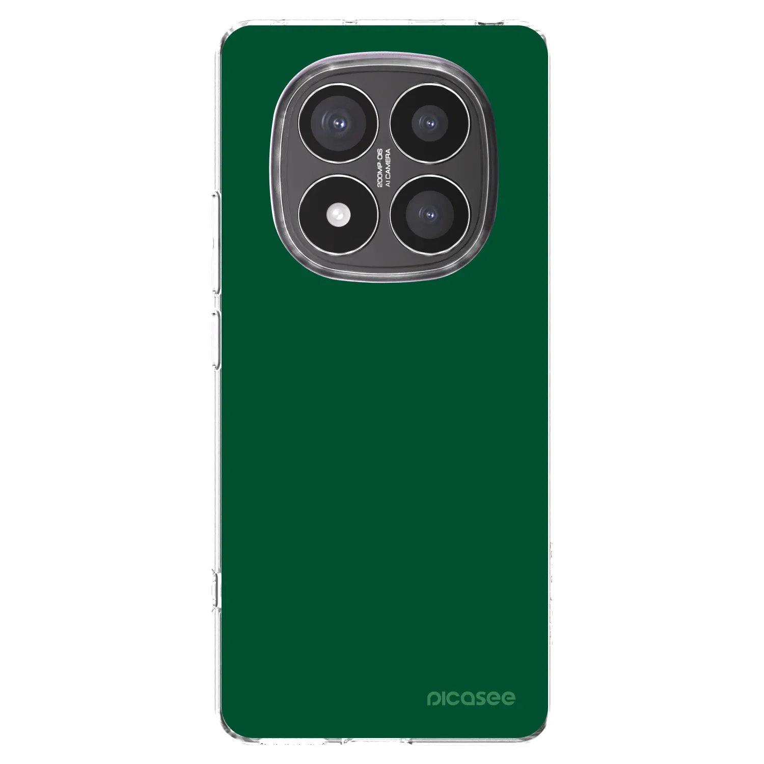 Picasee Xiaomi Redmi Note 14 Pro+ 5G Hülle - Transparentes Silikon - Green Gleam