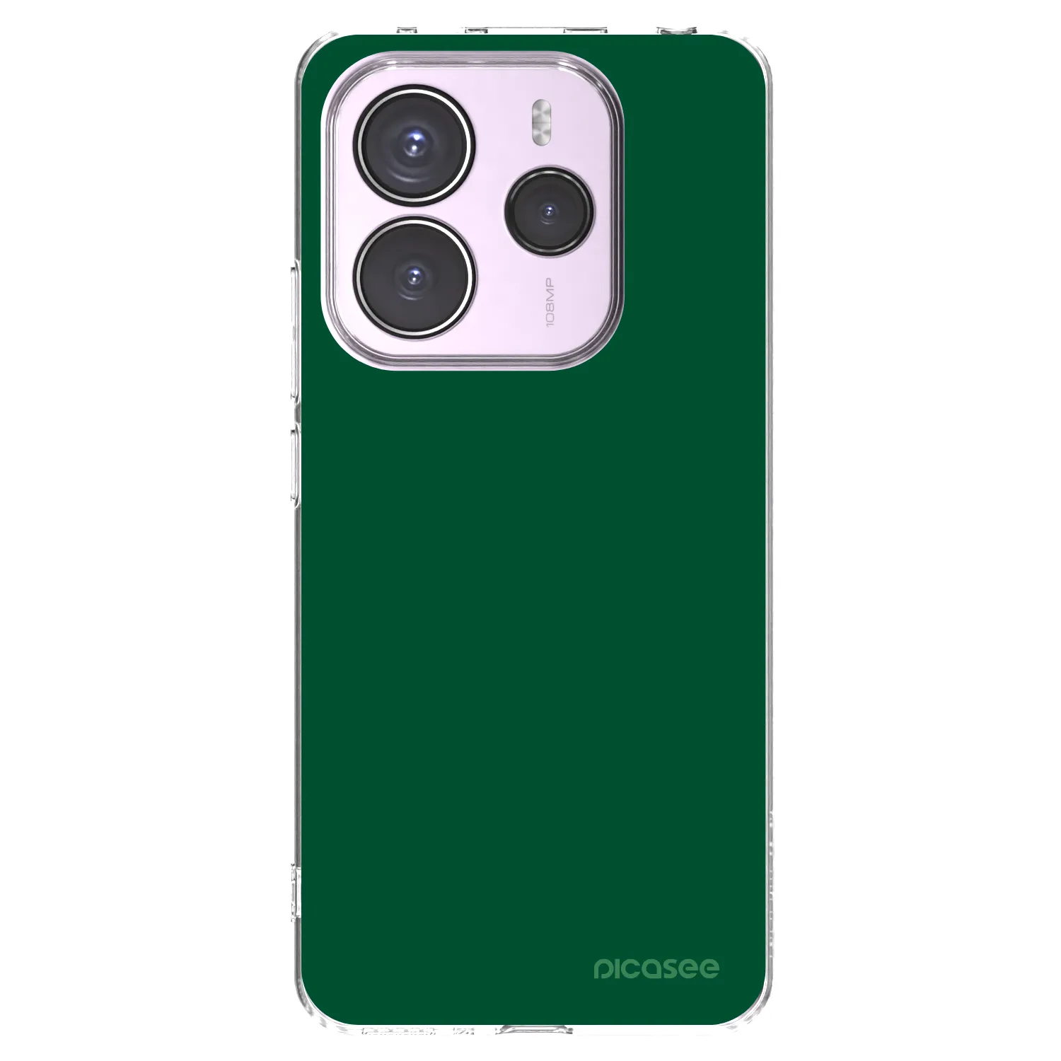 Picasee Xiaomi Redmi Note 14 5G Hülle - Transparentes Silikon - Green Gleam