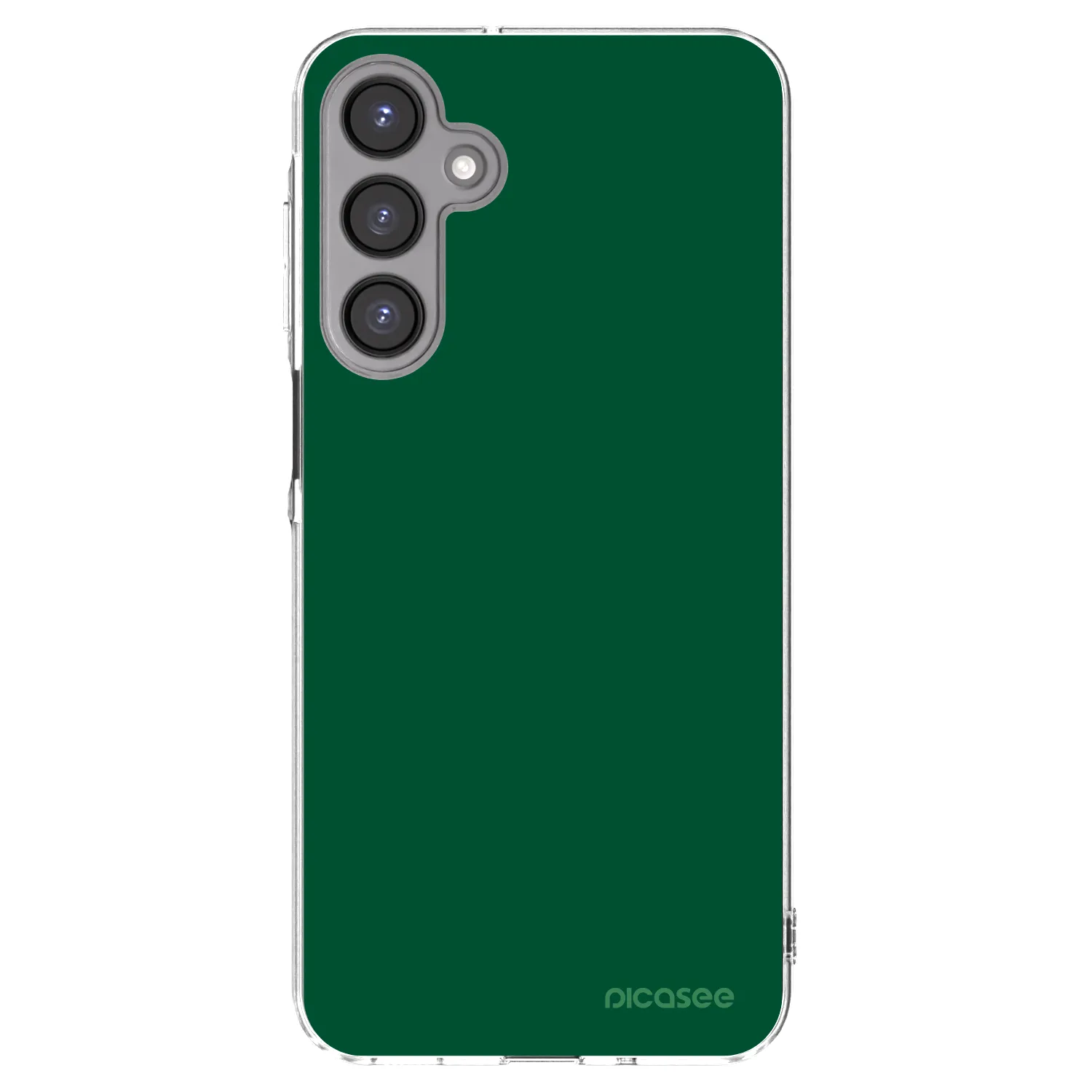 Picasee Samsung Galaxy A16 5G Hülle - Transparentes Silikon - Green Gleam