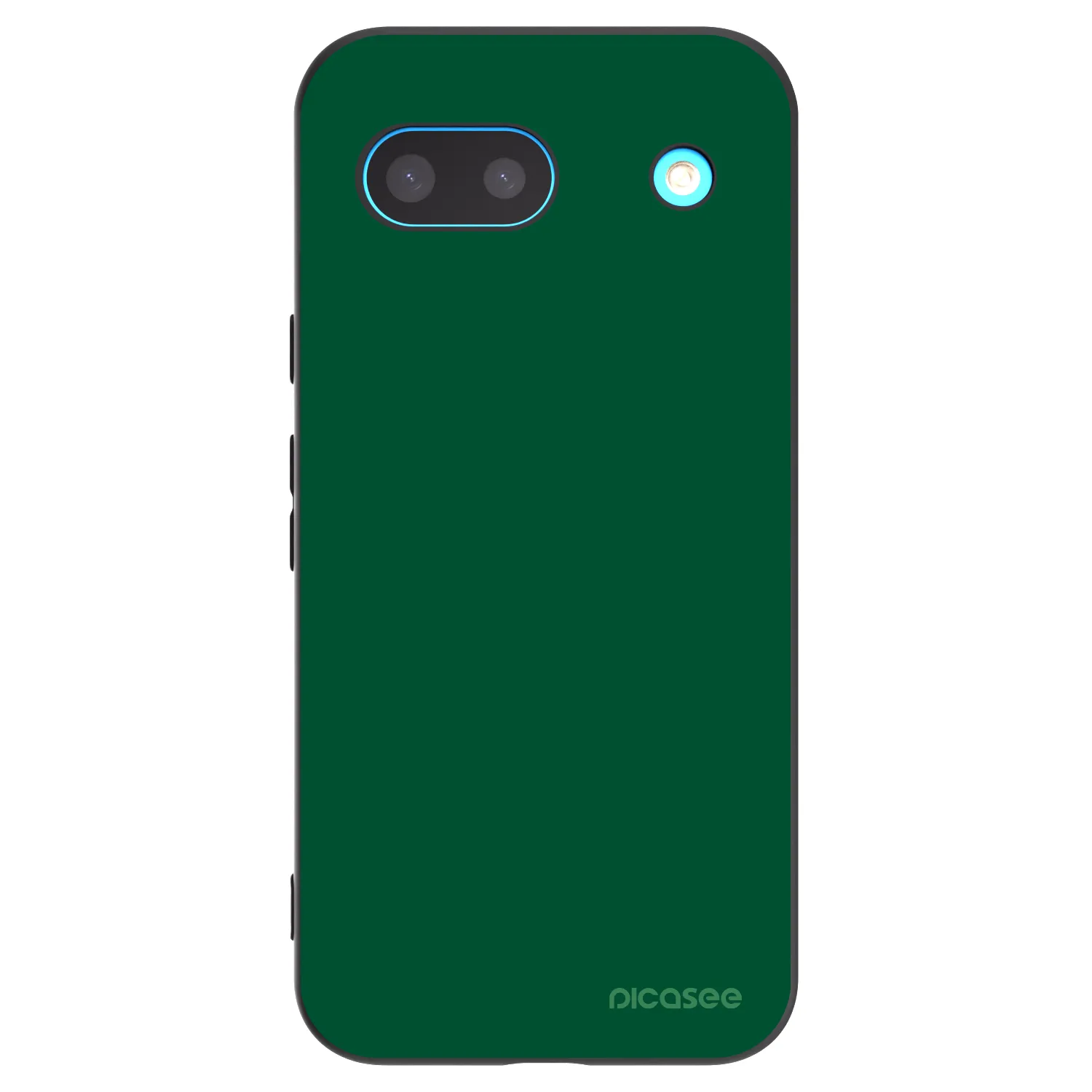 Picasee Google Pixel 8 Hülle - Schwarzes Silikon - Green Gleam