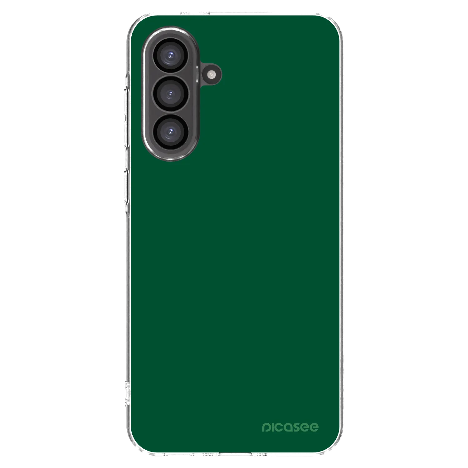 Picasee Samsung Galaxy A56 5G A566B Hülle - Transparentes Silikon - Green Gleam