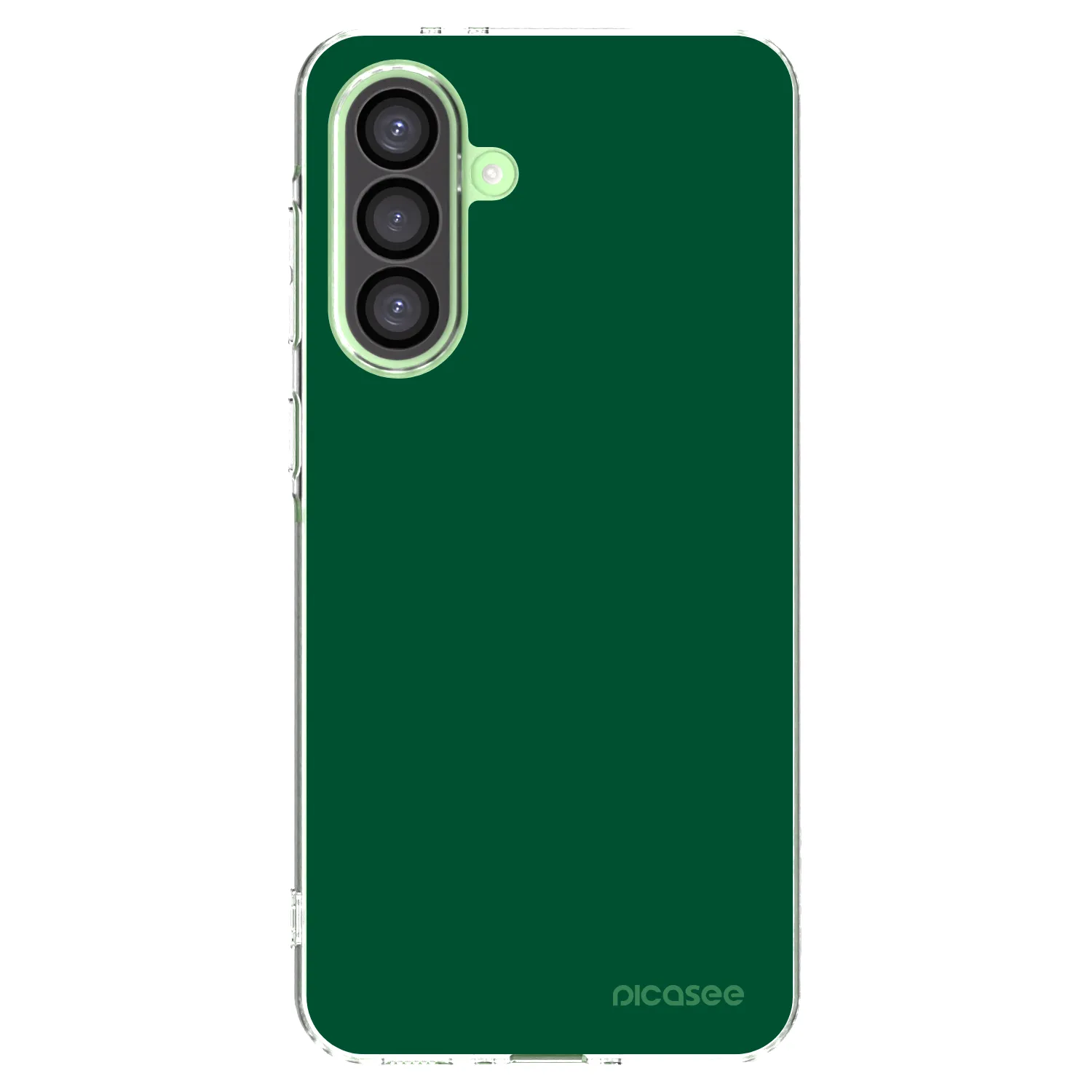Picasee Samsung Galaxy A26 5G A266B Hülle - Transparentes Silikon - Green Gleam
