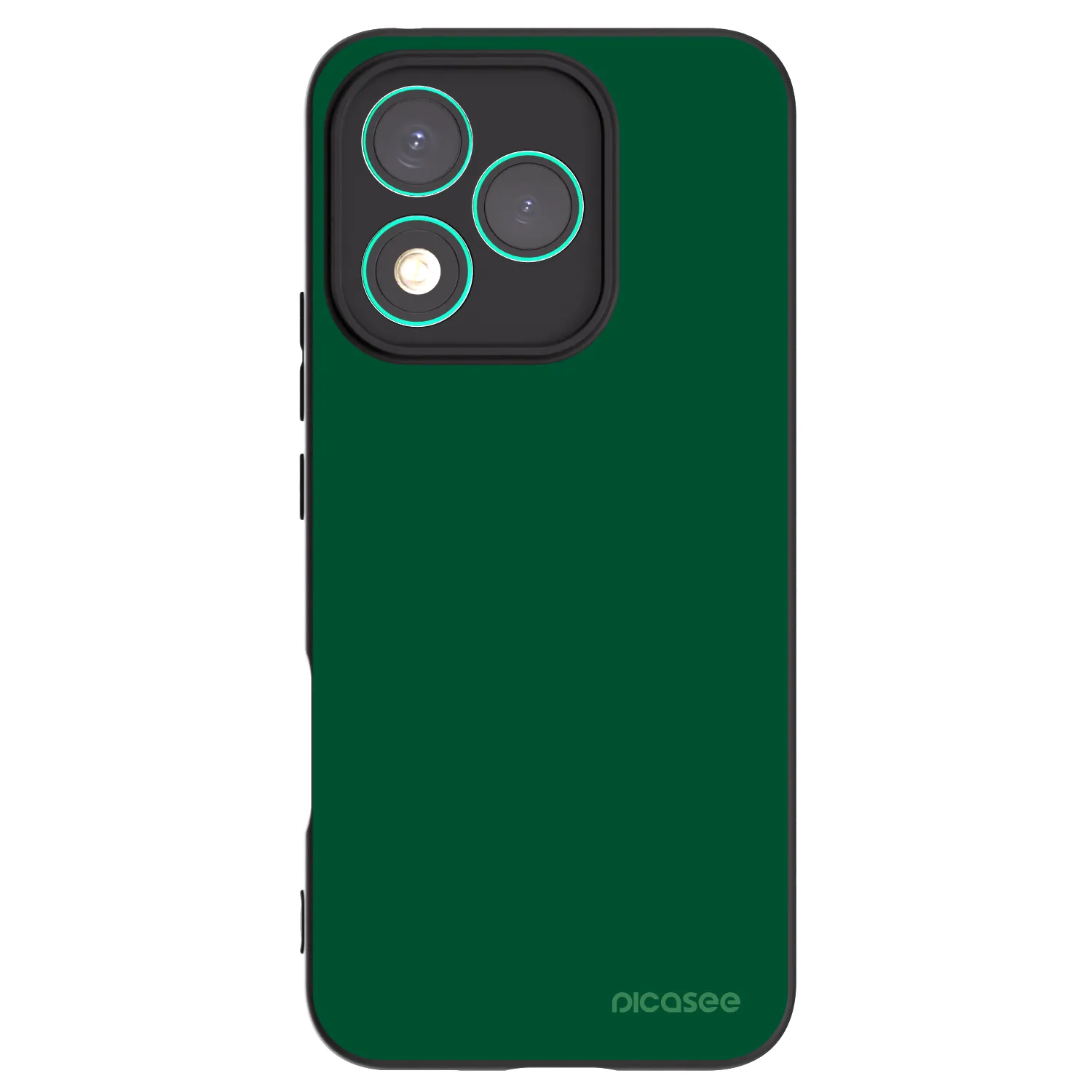 Picasee Honor 400 Lite 5G Hülle - Schwarzes Silikon - Green Gleam