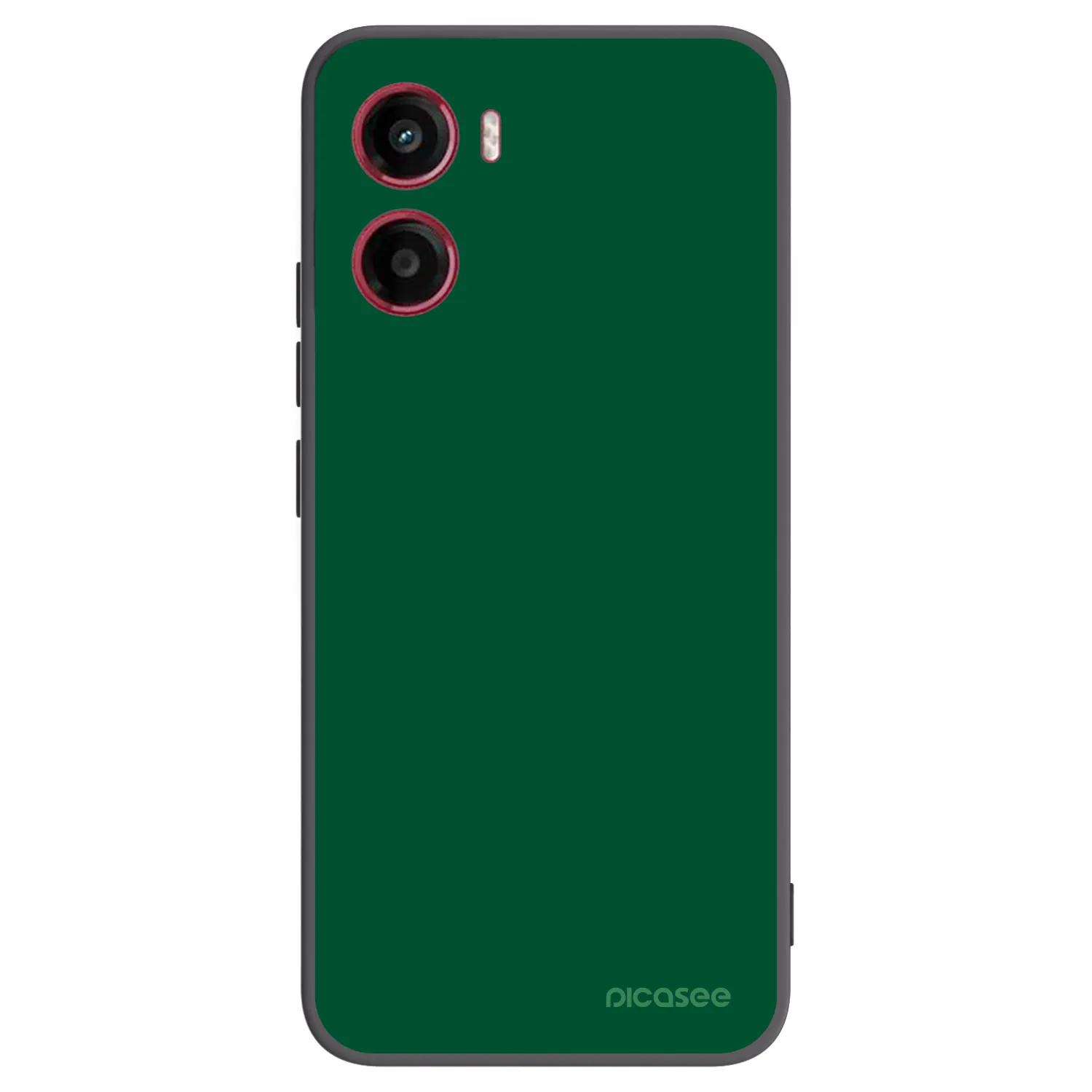 Picasee Motorola Moto G05 Hülle - Schwarzes Silikon - Green Gleam