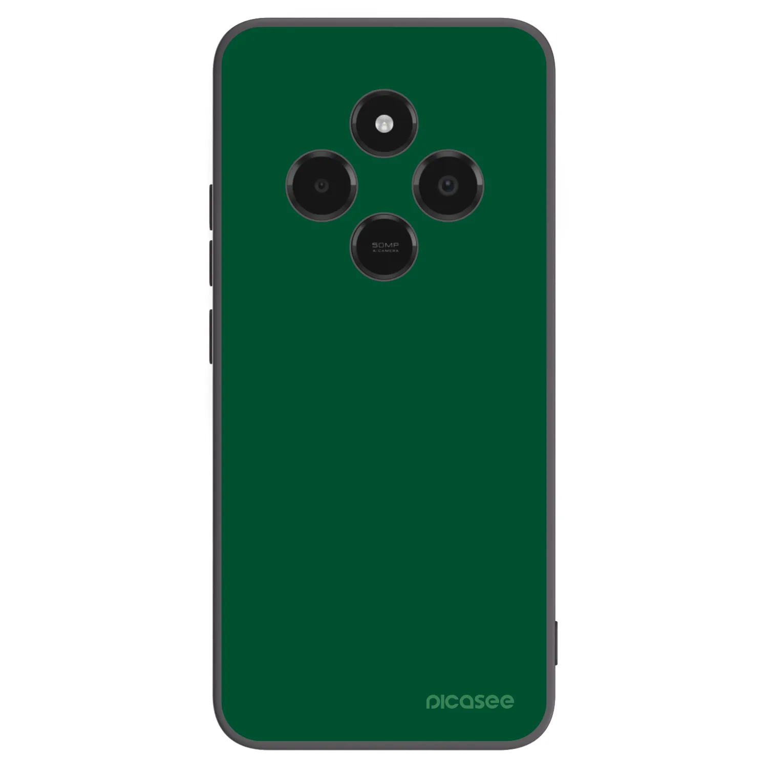 Picasee Xiaomi Poco C75 Hülle - Schwarzes Silikon - Green Gleam