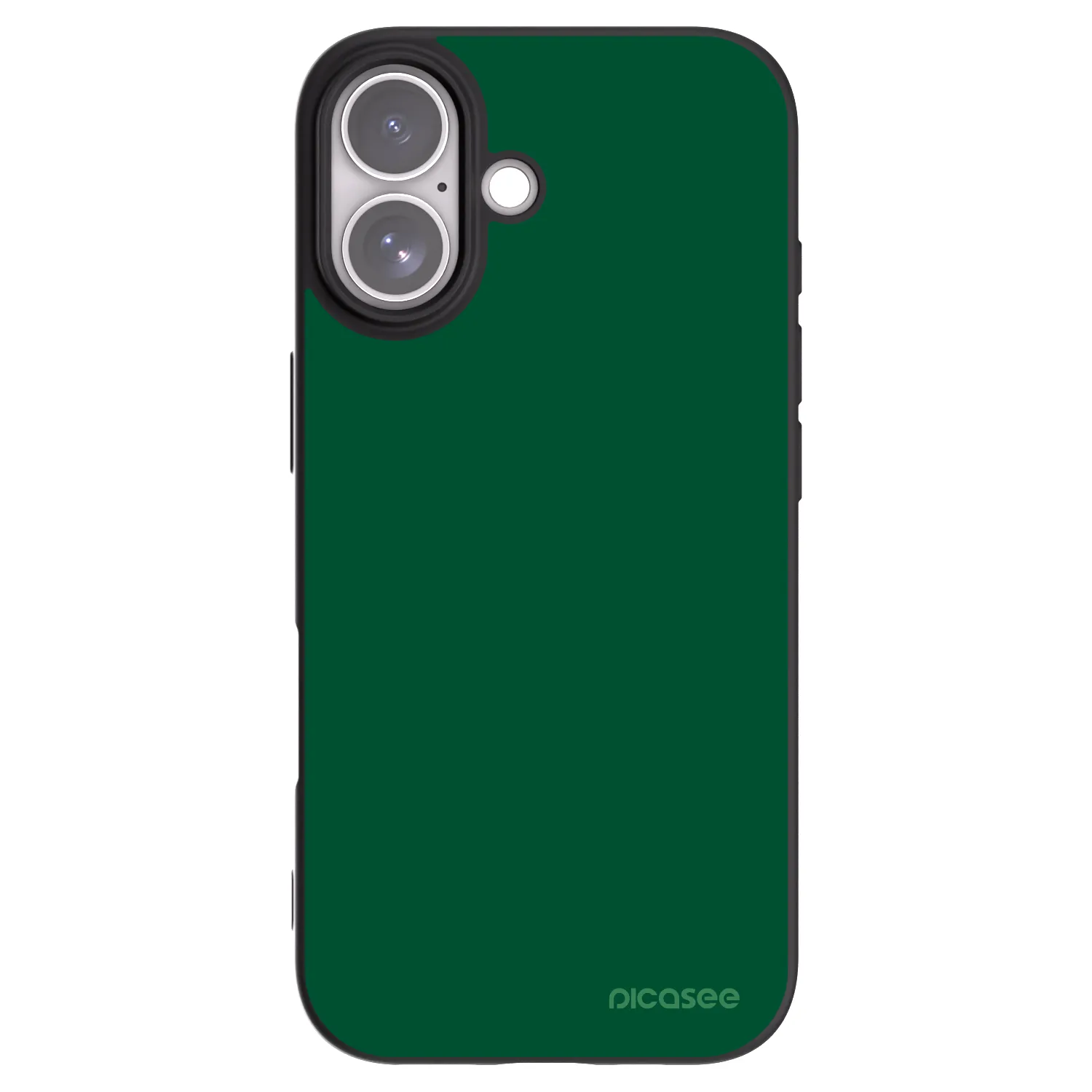 Picasee Apple iPhone 17 Hülle - Schwarzes Silikon - Green Gleam