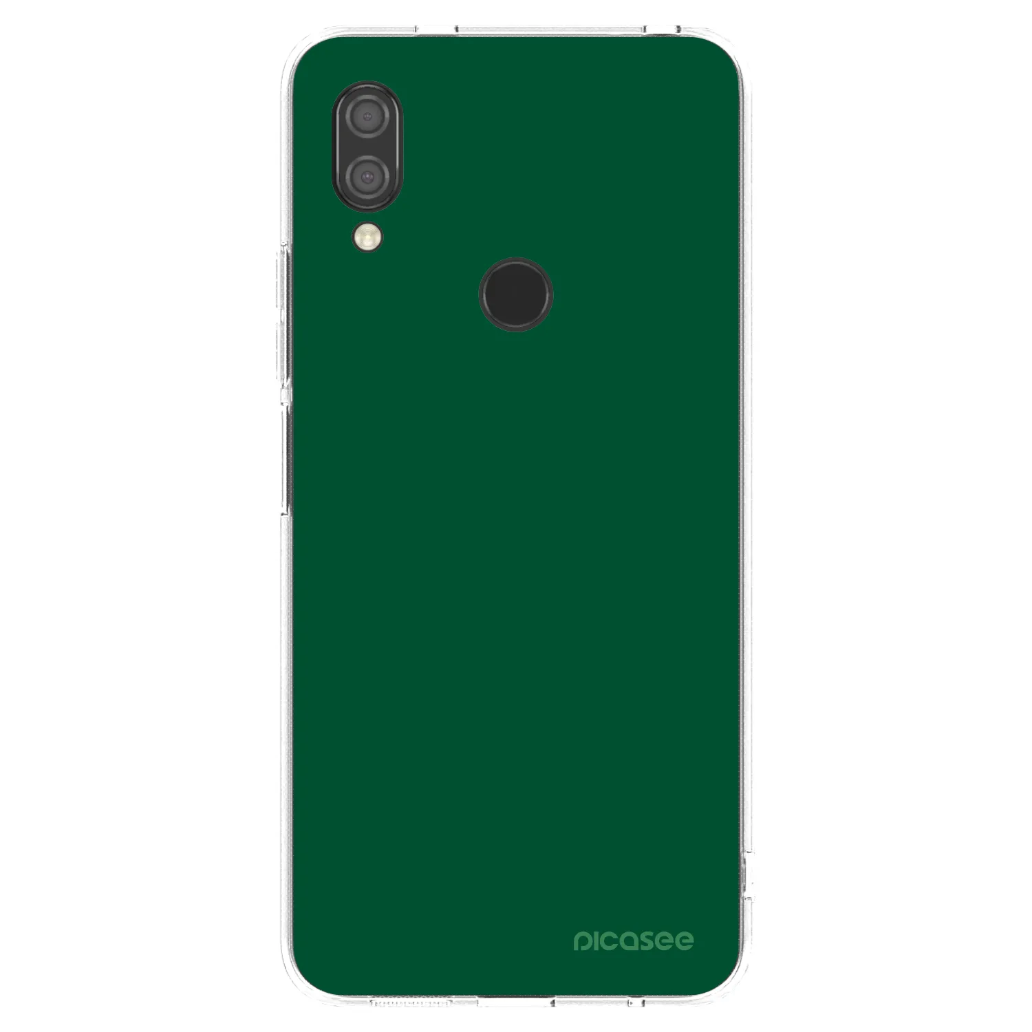 Picasee Xiaomi Redmi 7 Hülle - Transparentes Silikon - Green Gleam