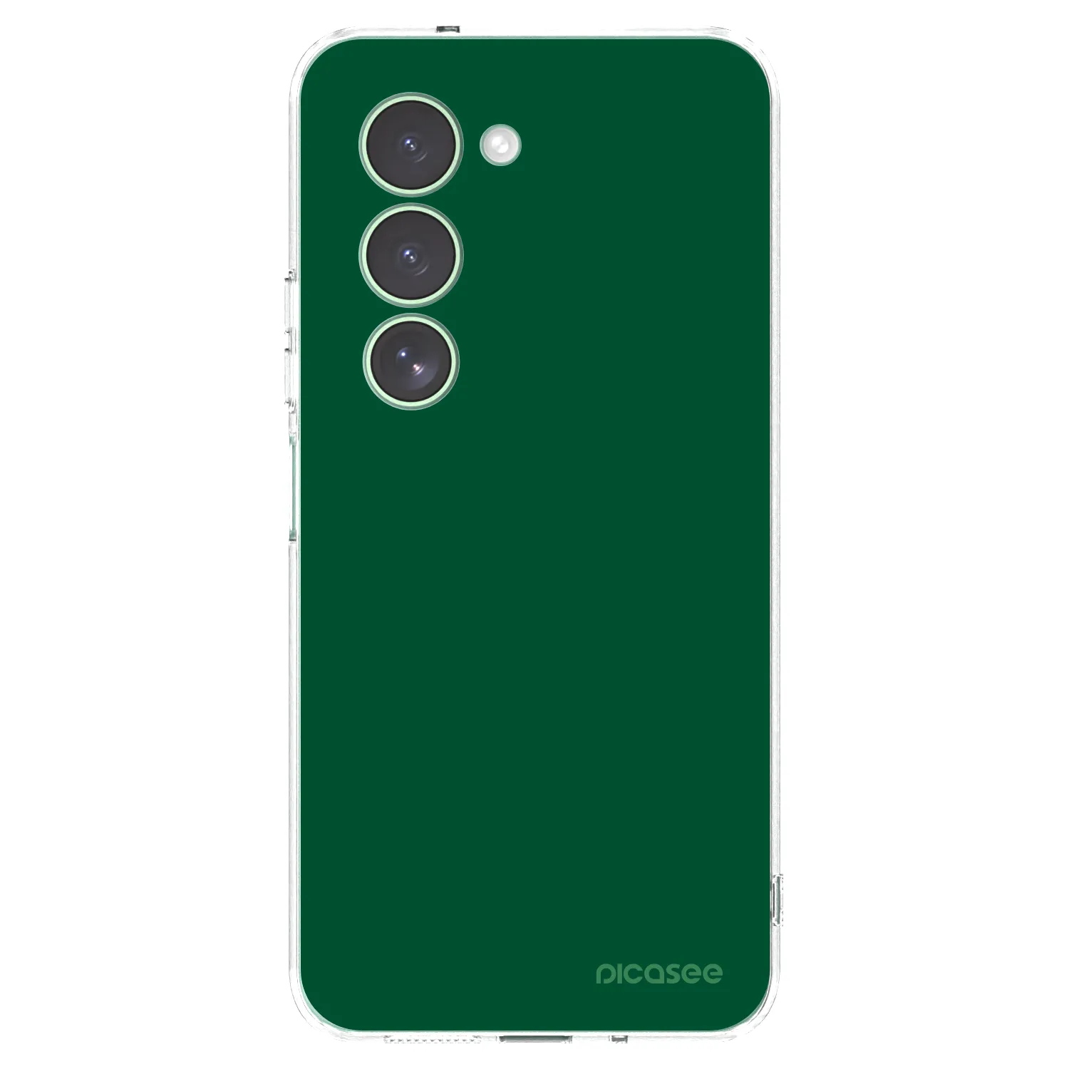 Picasee Xiaomi Redmi 15 5G Hülle - Transparentes Silikon - Green Gleam