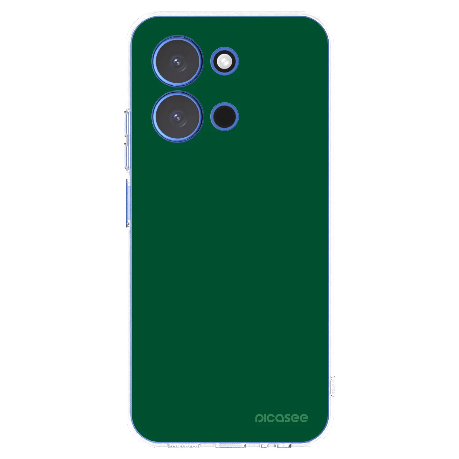 Picasee Xiaomi Redmi 15C 4G Hülle - Transparentes Silikon - Green Gleam