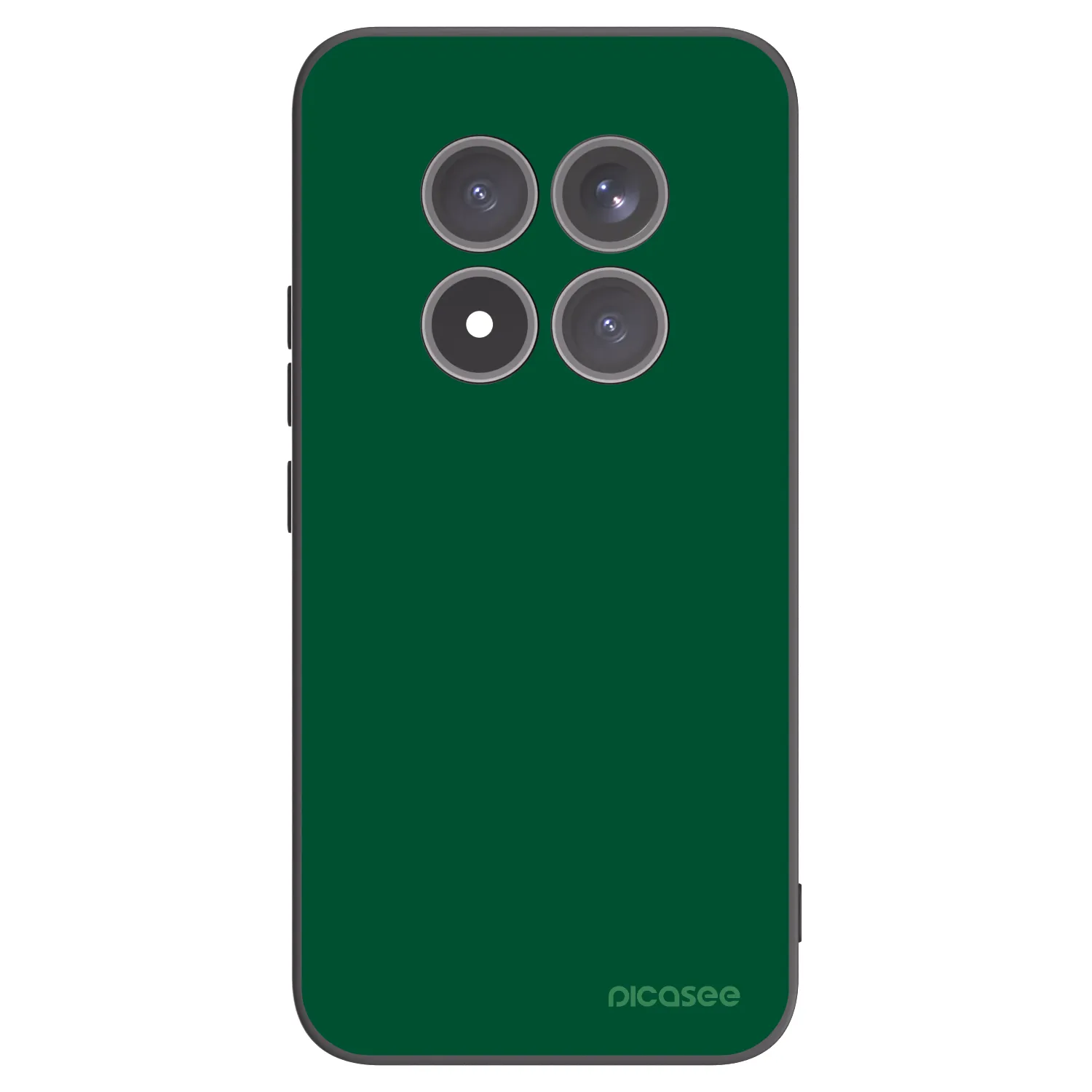 Picasee Xiaomi Redmi Note 15 Pro+ Hülle - Schwarzes Silikon - Green Gleam