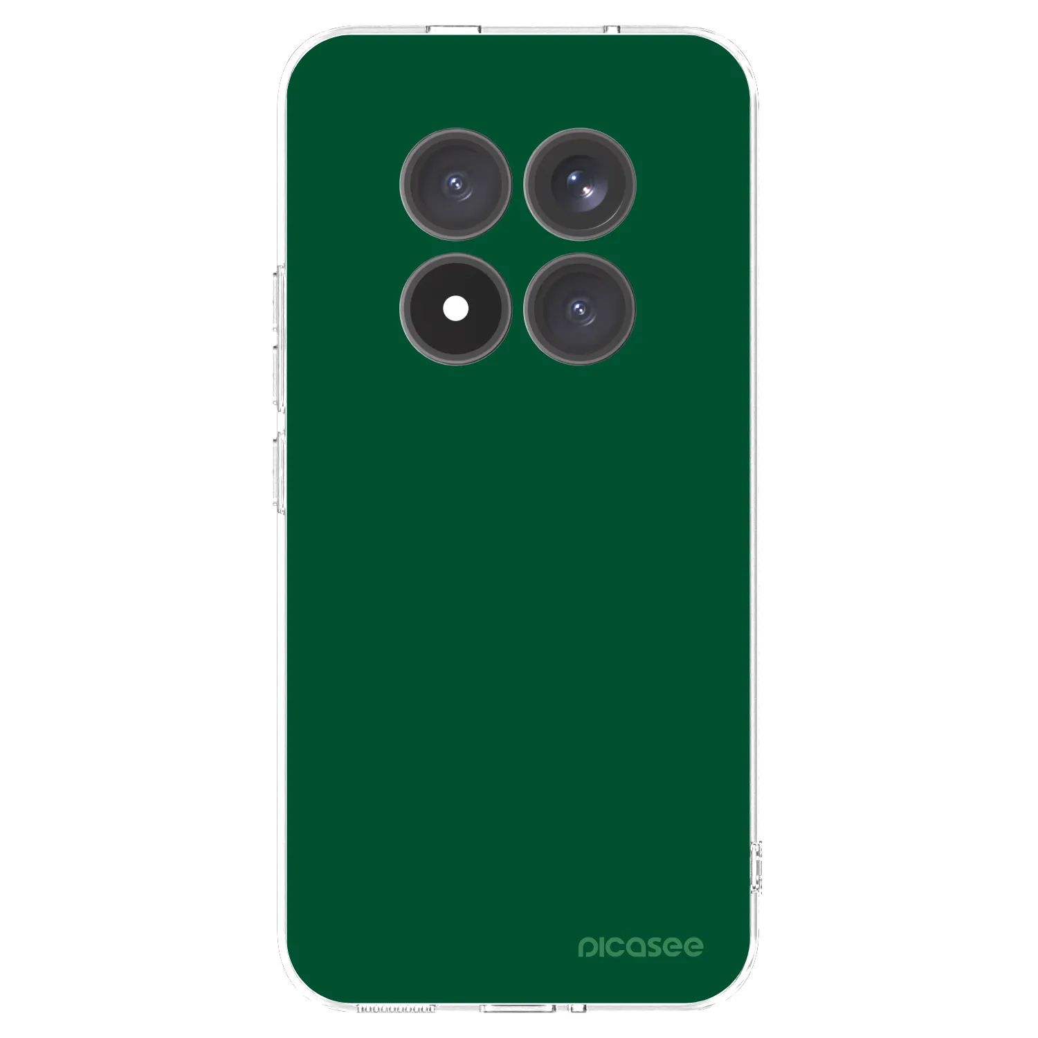 Picasee Xiaomi Redmi Note 15 Pro+ Hülle - Transparentes Silikon - Green Gleam
