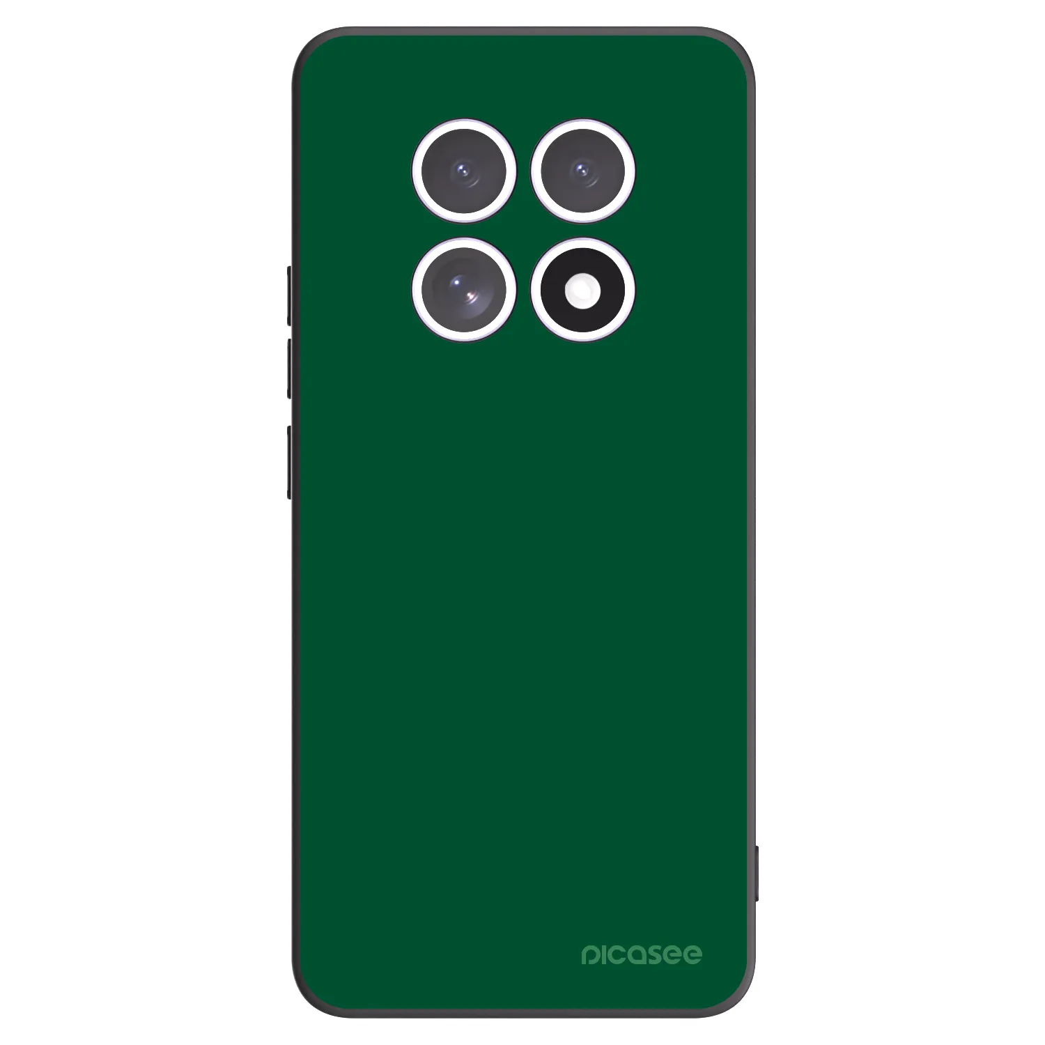 Picasee Xiaomi Redmi Note 15 Hülle - Schwarzes Silikon - Green Gleam