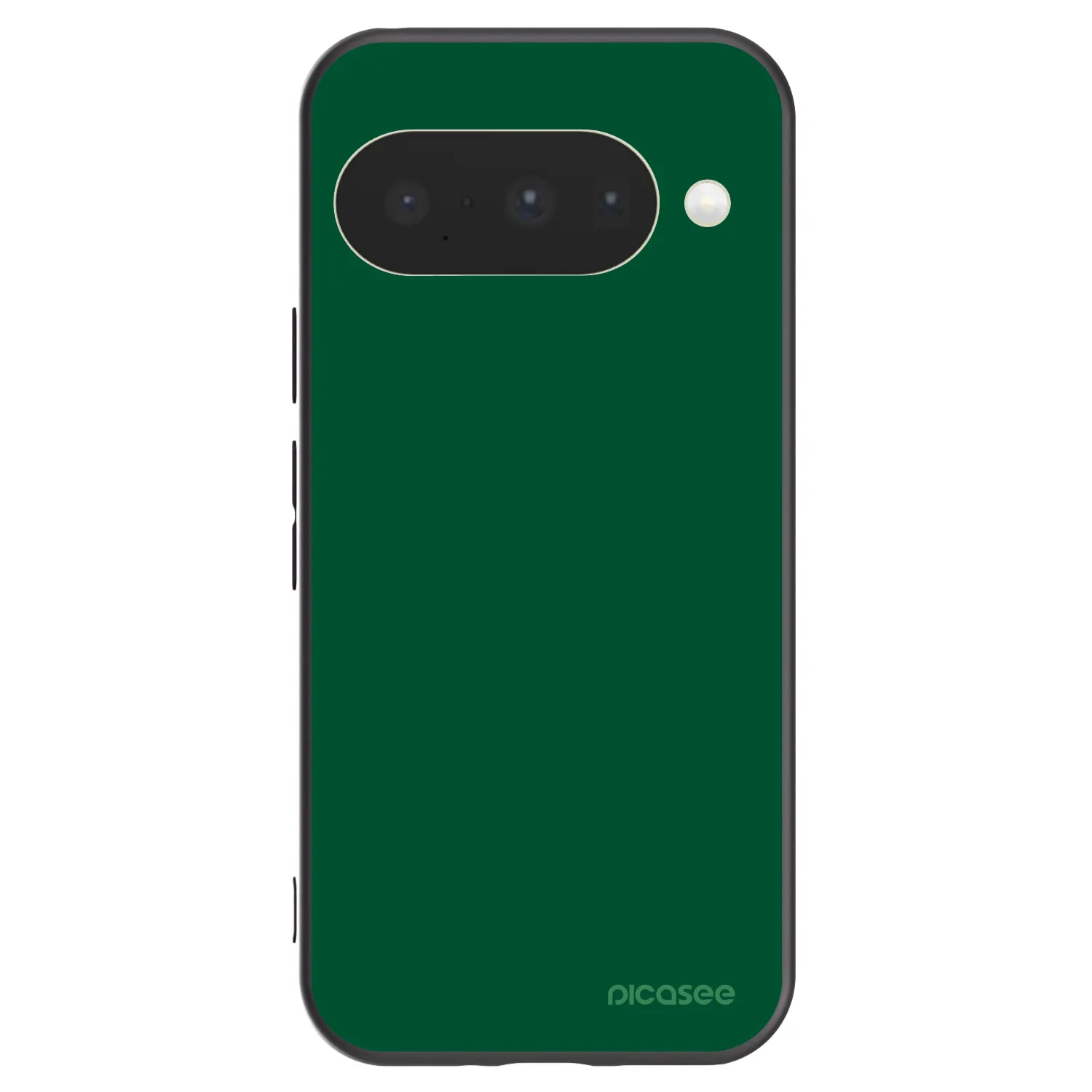 Picasee Google Pixel 10 Hülle - Schwarzes Silikon - Green Gleam