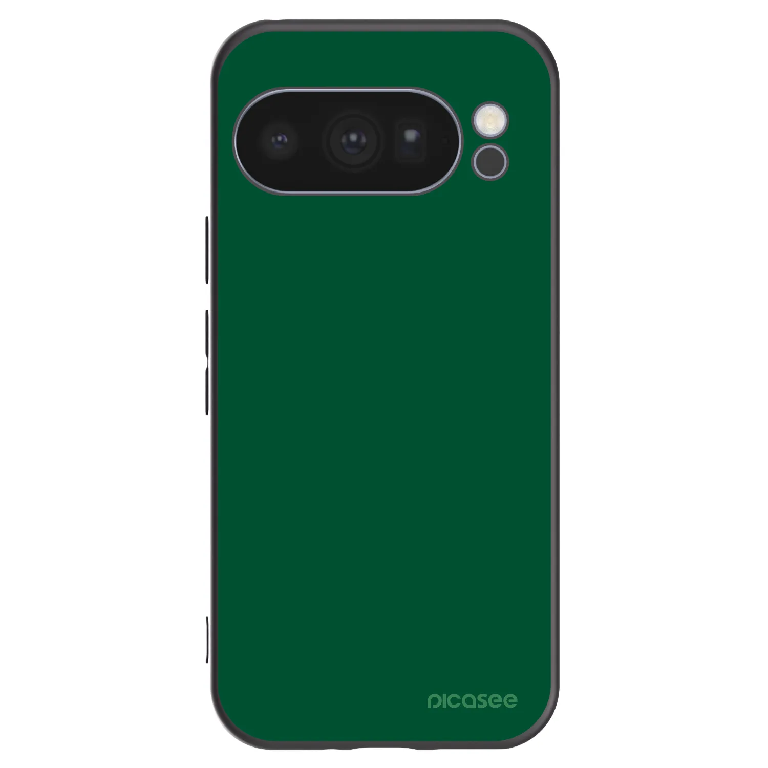 Picasee Google Pixel 10 Pro Hülle - Schwarzes Silikon - Green Gleam