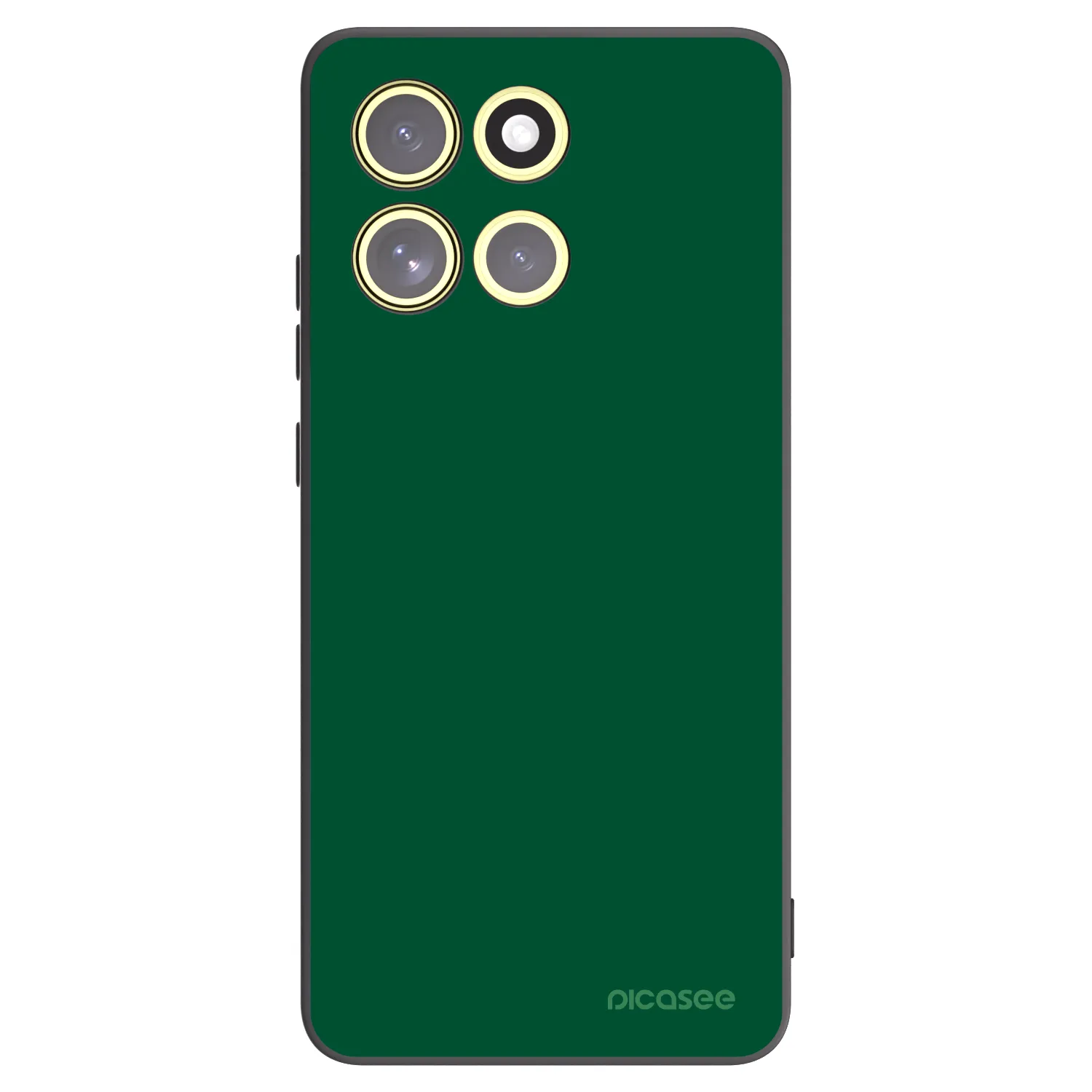 Picasee Motorola Moto G86 Power 5G Hülle - Schwarzes Silikon - Green Gleam