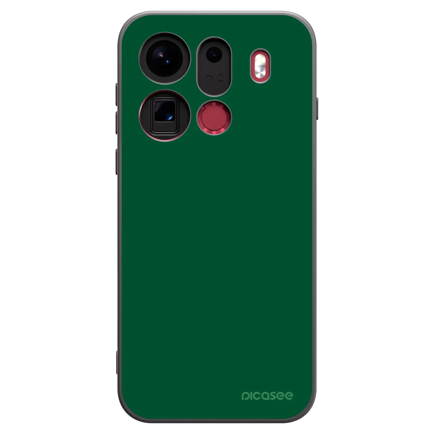 Picasee OPPO Find X9 Pro Hülle - Schwarzes Silikon - Green Gleam