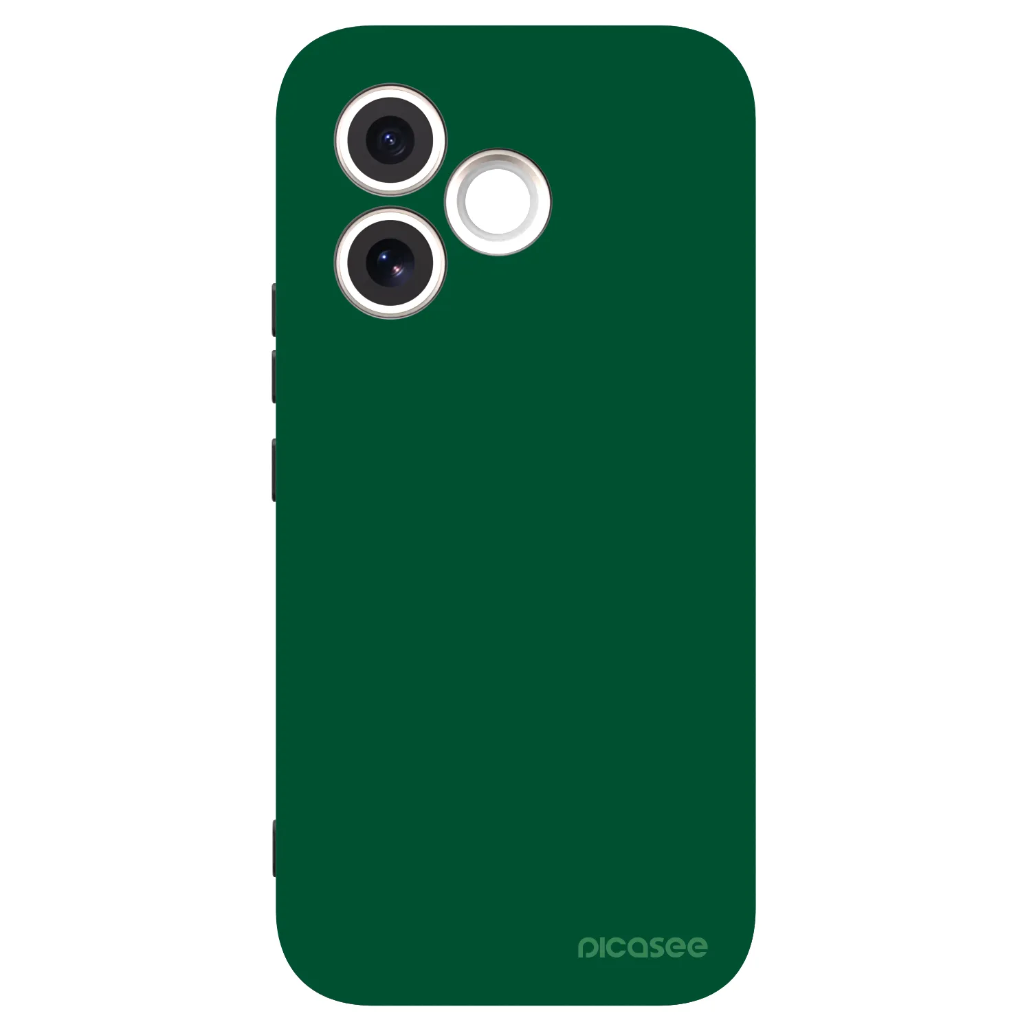 Picasee Honor 600 Lite Hülle - Schwarzes Silikon - Green Gleam