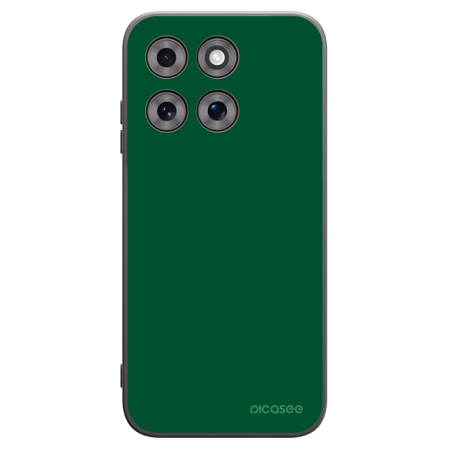 Picasee Motorola Moto G77 Hülle - Schwarzes Silikon - Green Gleam