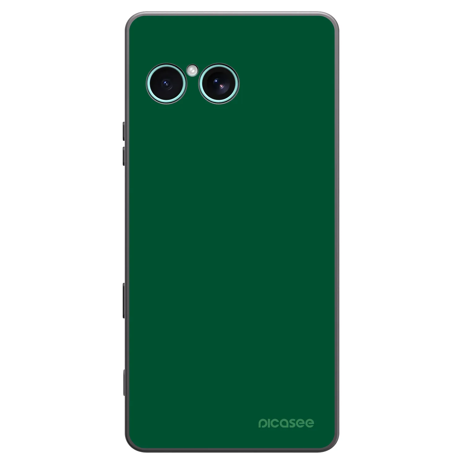 Picasee Sony Xperia 10 VII Hülle - Schwarzes Silikon - Green Gleam