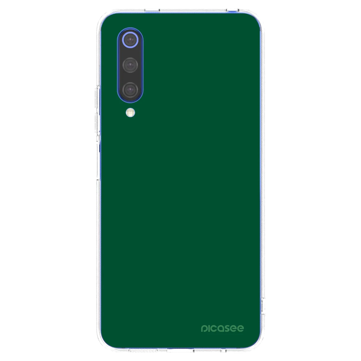 Picasee Xiaomi Mi 9 SE Hülle - Transparentes Silikon - Green Gleam