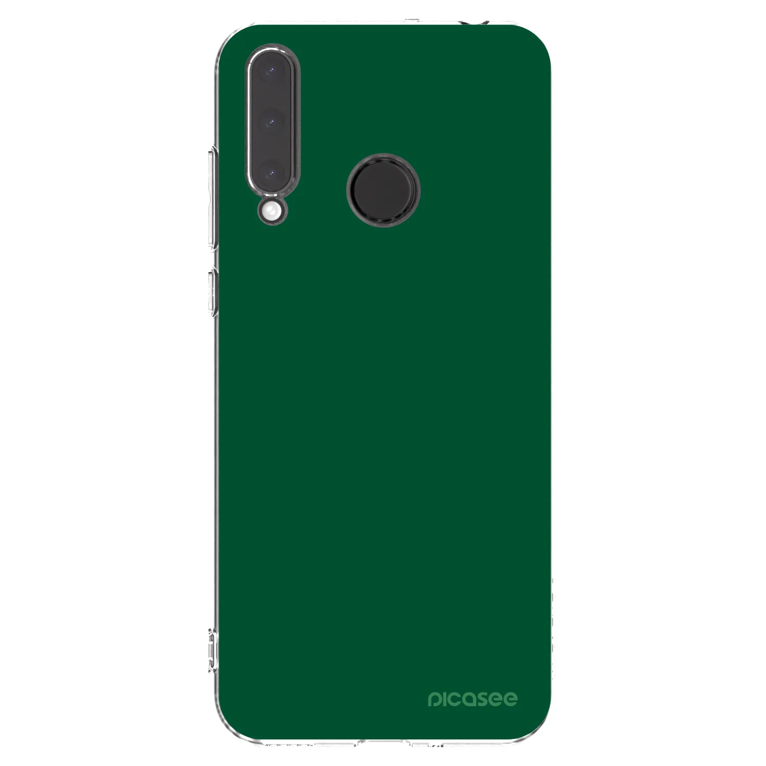 Picasee Honor 20 Lite Hülle - Transparentes Silikon - Green Gleam