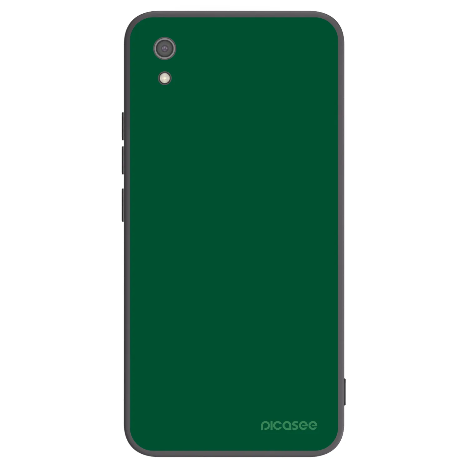 Picasee Xiaomi Redmi 7A Hülle - Schwarzes Silikon - Green Gleam