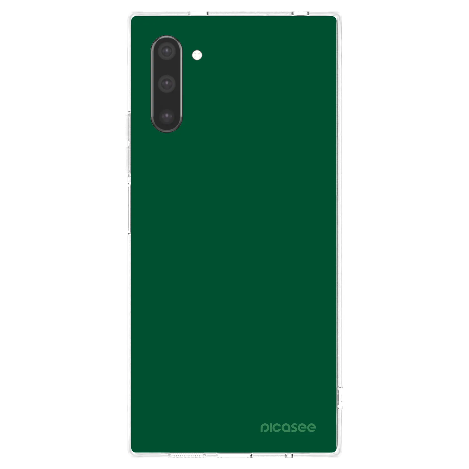 Picasee Samsung Galaxy Note 10 N970F Hülle - Transparentes Silikon - Green Gleam