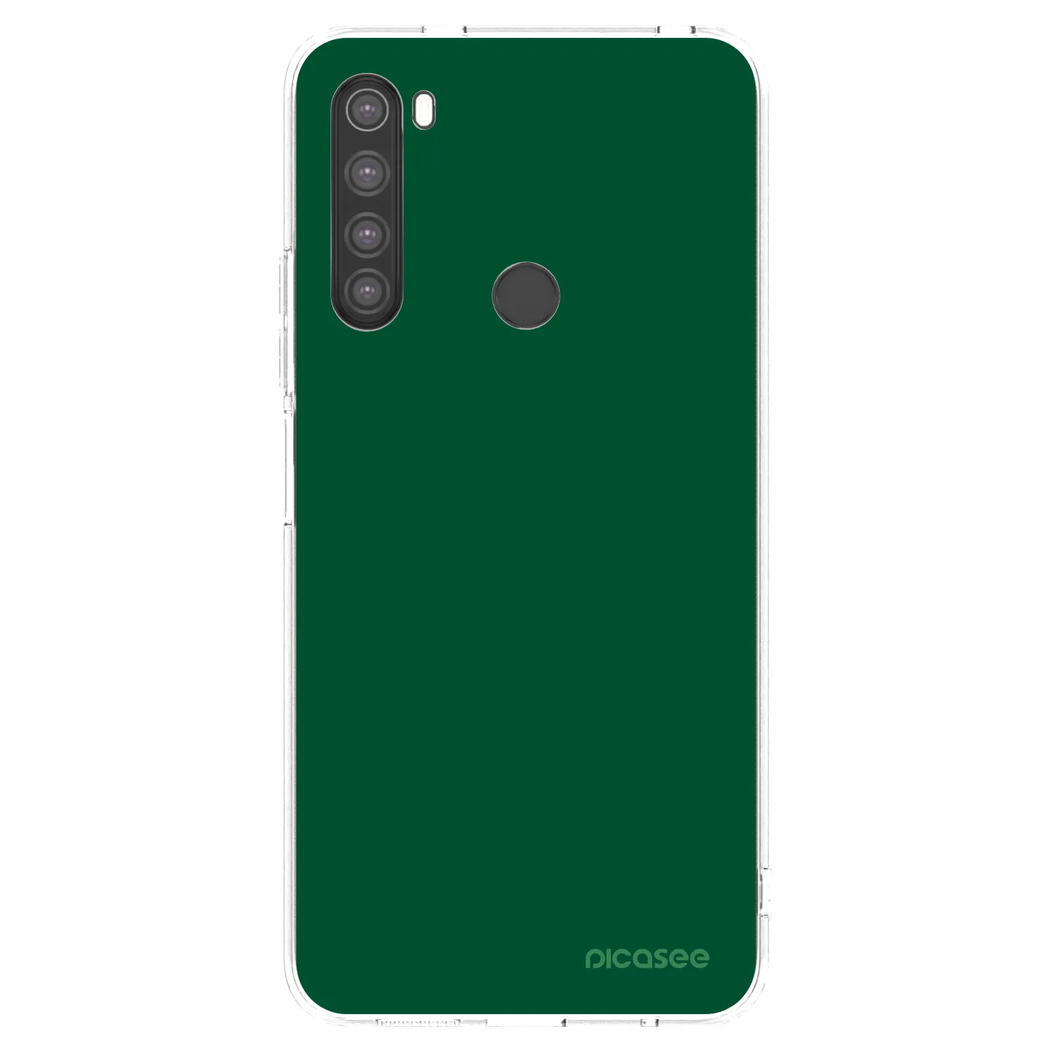 Picasee Xiaomi Redmi Note 8 Hülle - Transparentes Silikon - Green Gleam