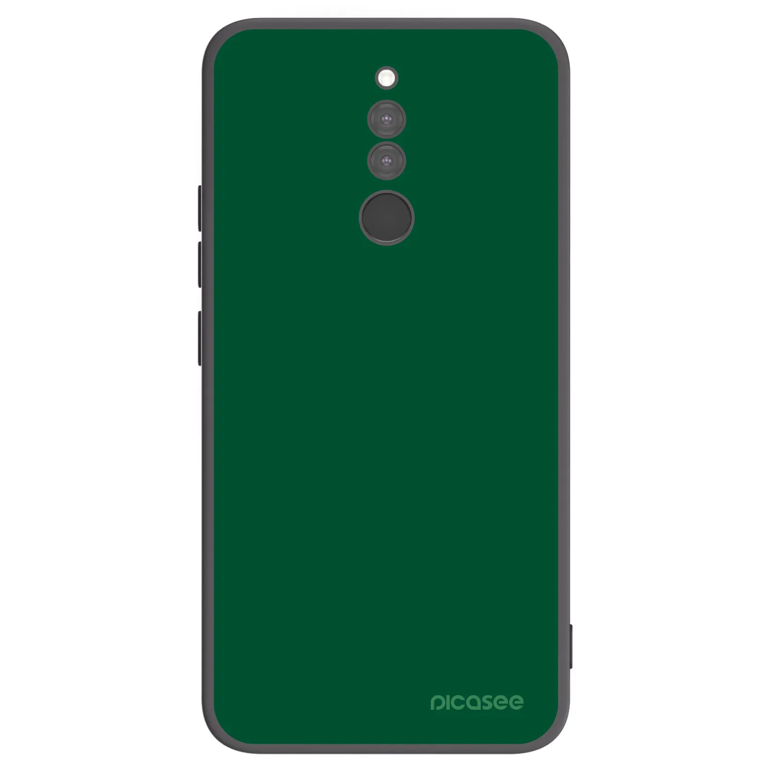 Picasee Xiaomi Redmi 8 Hülle - Schwarzes Silikon - Green Gleam