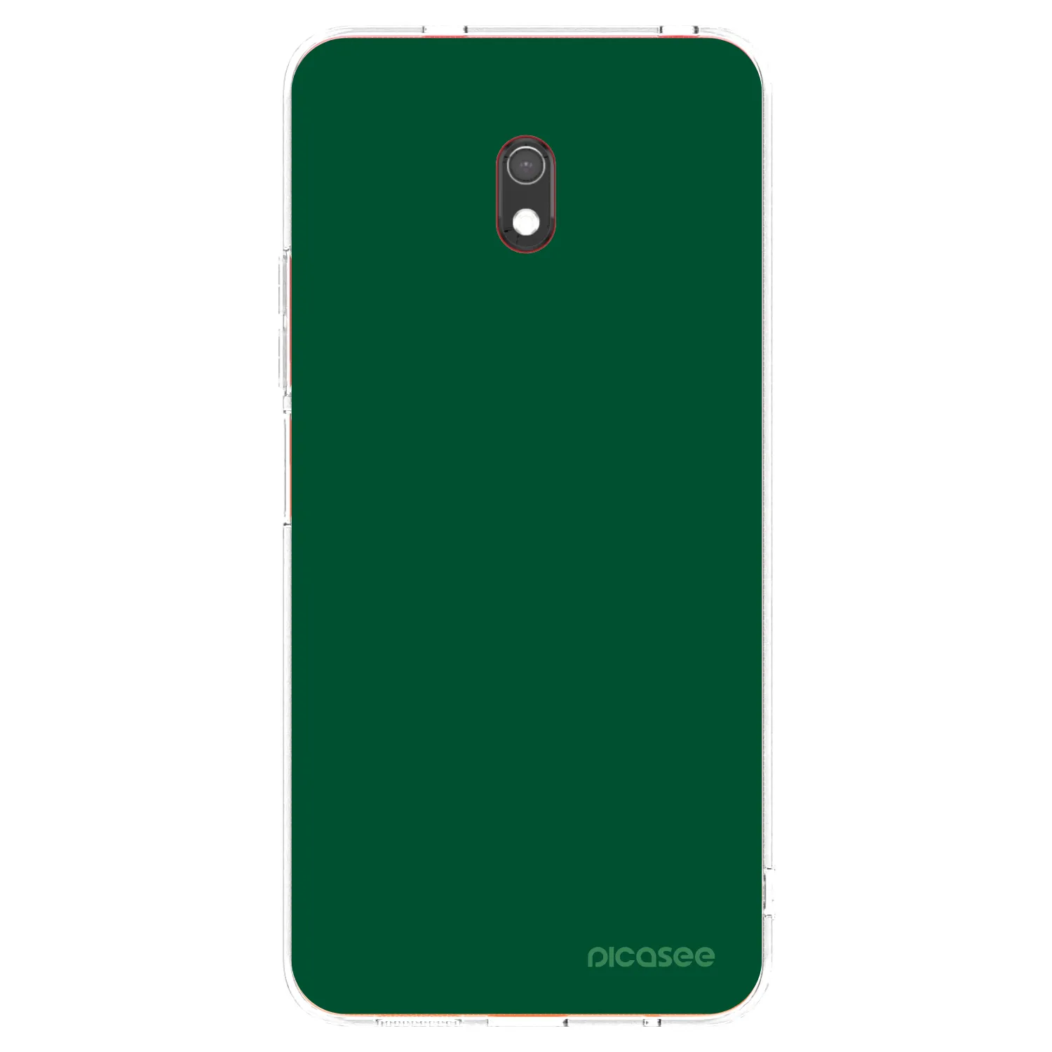 Picasee Xiaomi Redmi 8A Hülle - Transparentes Silikon - Green Gleam